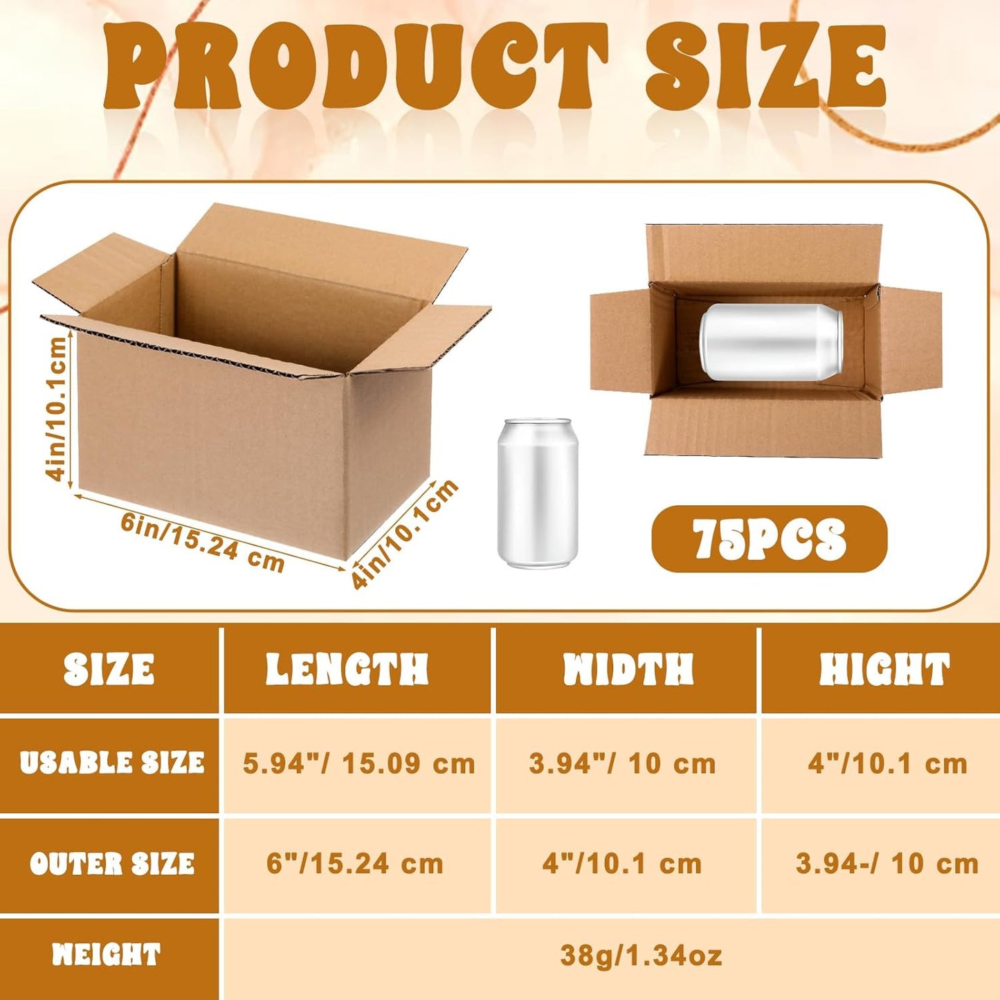 75 Pack Small Shipping Boxes Corrugated Cardboard Mailing Boxes Small Mailing Pa