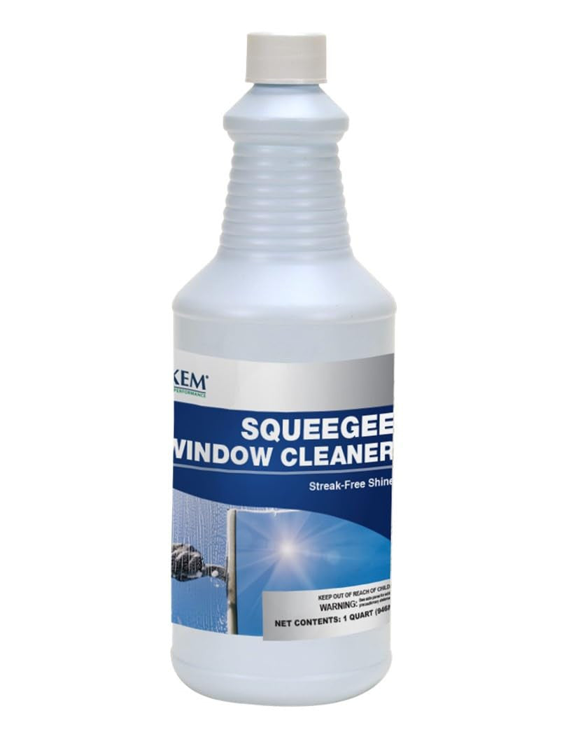 3480 Squeegee Window Cleaner - Concentrated Ammonia Free Non-Streak Cleaning Sol
