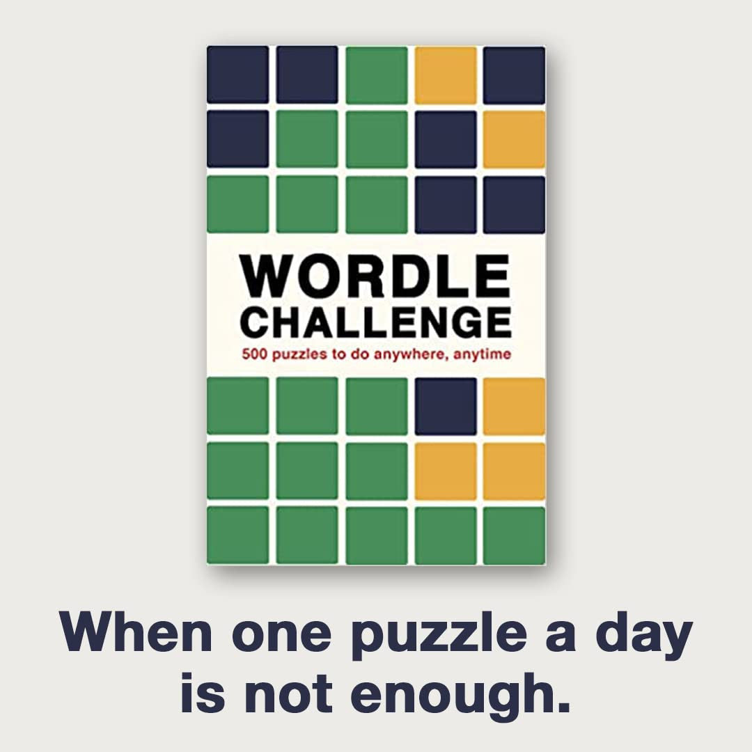 Wordle Challenge: 500 Puzzles to Do Anywhere, Anytime (Puzzle Challenge, 1)