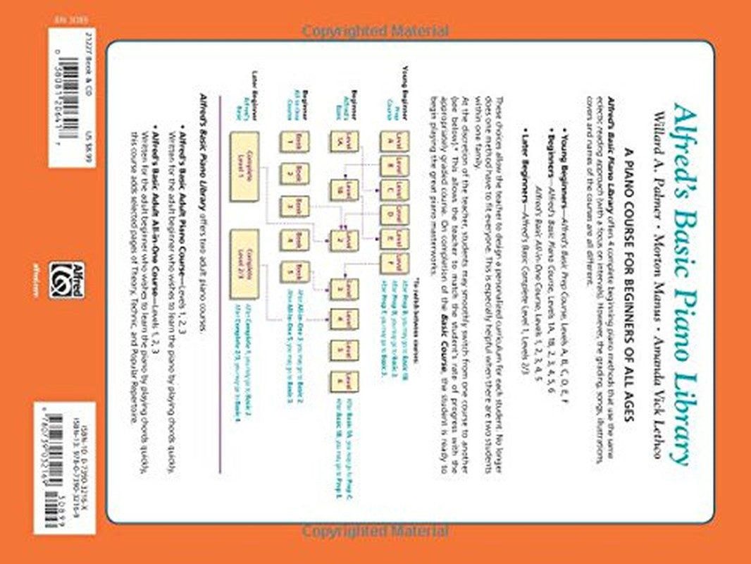 Alfred'S Basic Piano Prep Course Lesson Book Level a (Alfred'S Basic Piano Libra
