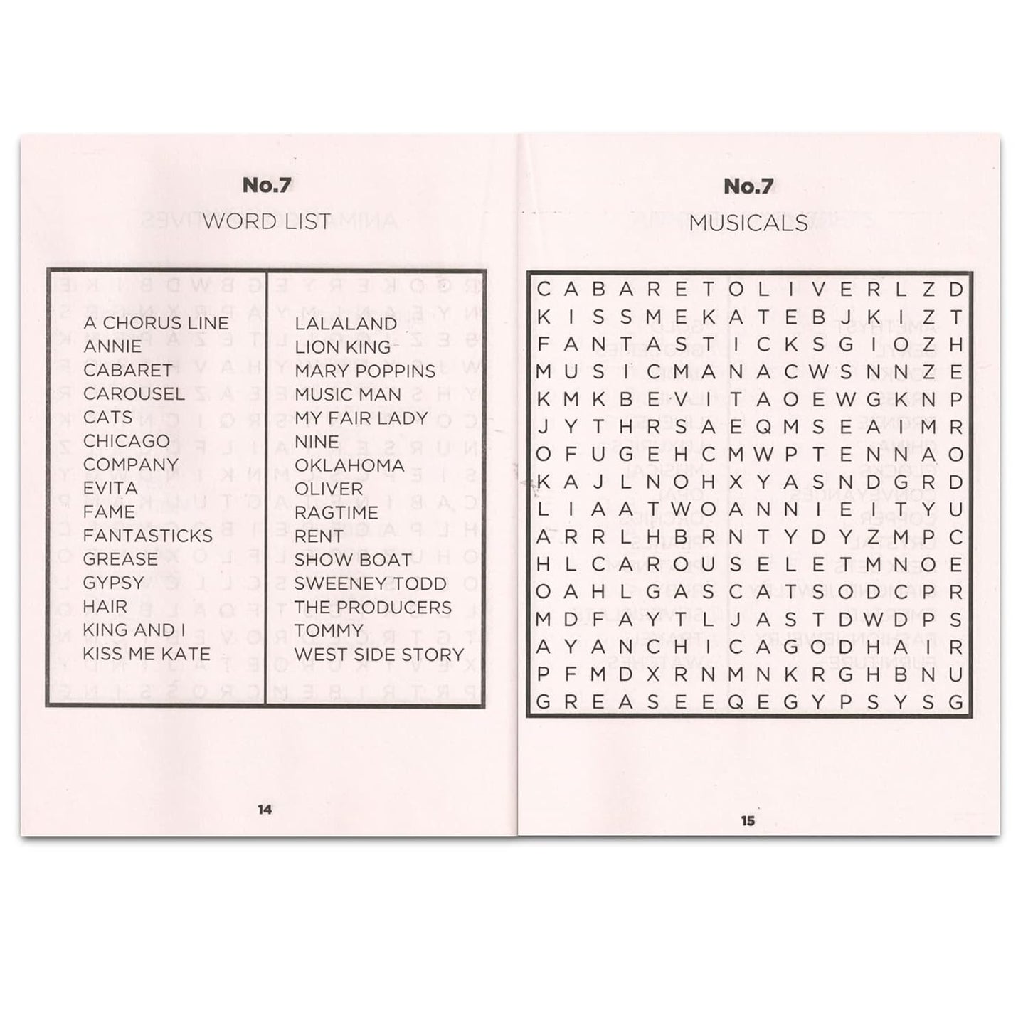 8 Large Print Word Search Books for Adults, Seniors - Set of 8 Jumbo Word Hunt P