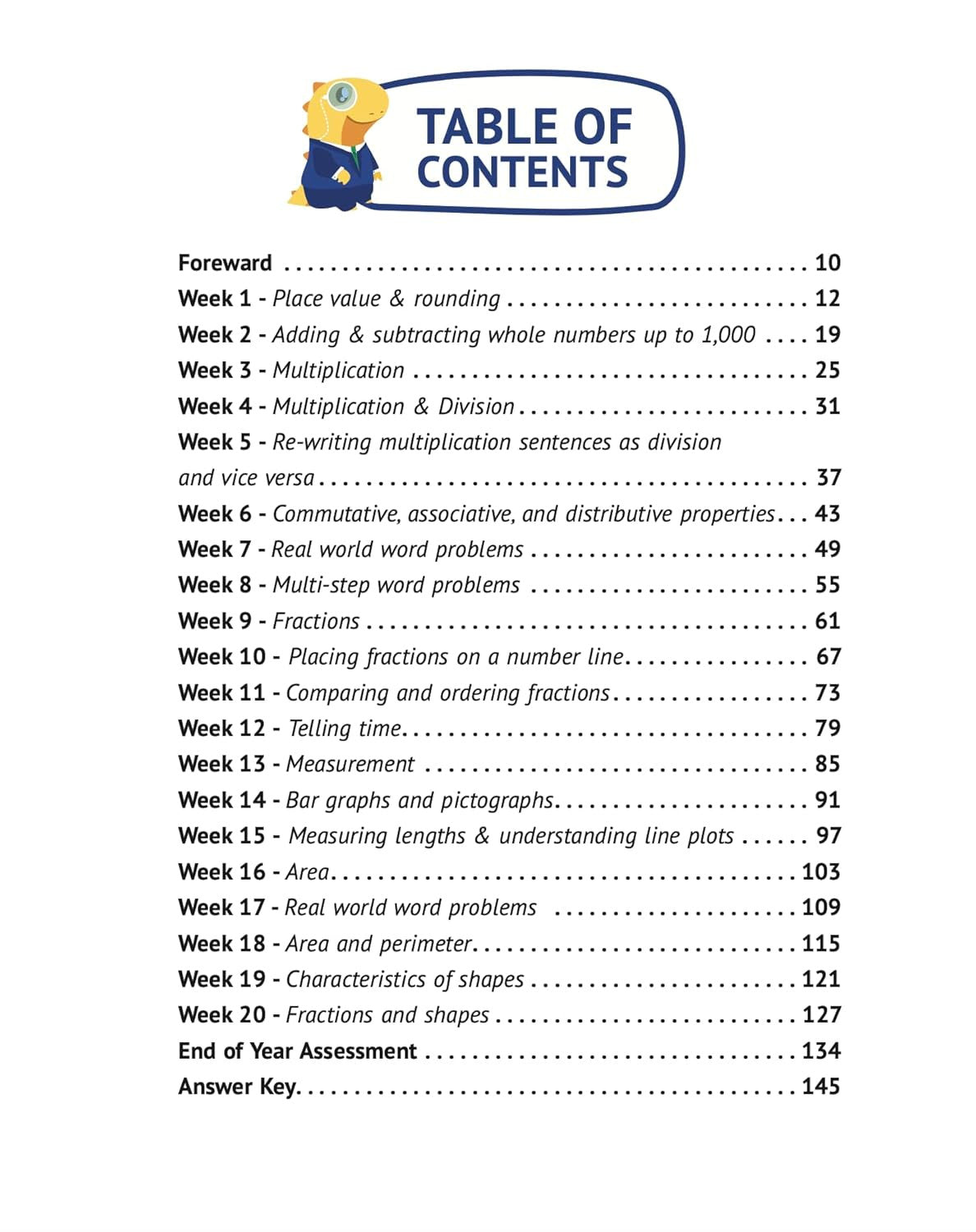 3Rd Grade Common Core Math: Daily Practice Workbook - Part I: Multiple Choice |