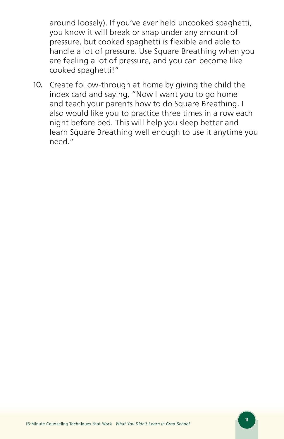 15-Minute Counseling Techniques That Work: What You Didn'T Learn in Grad School
