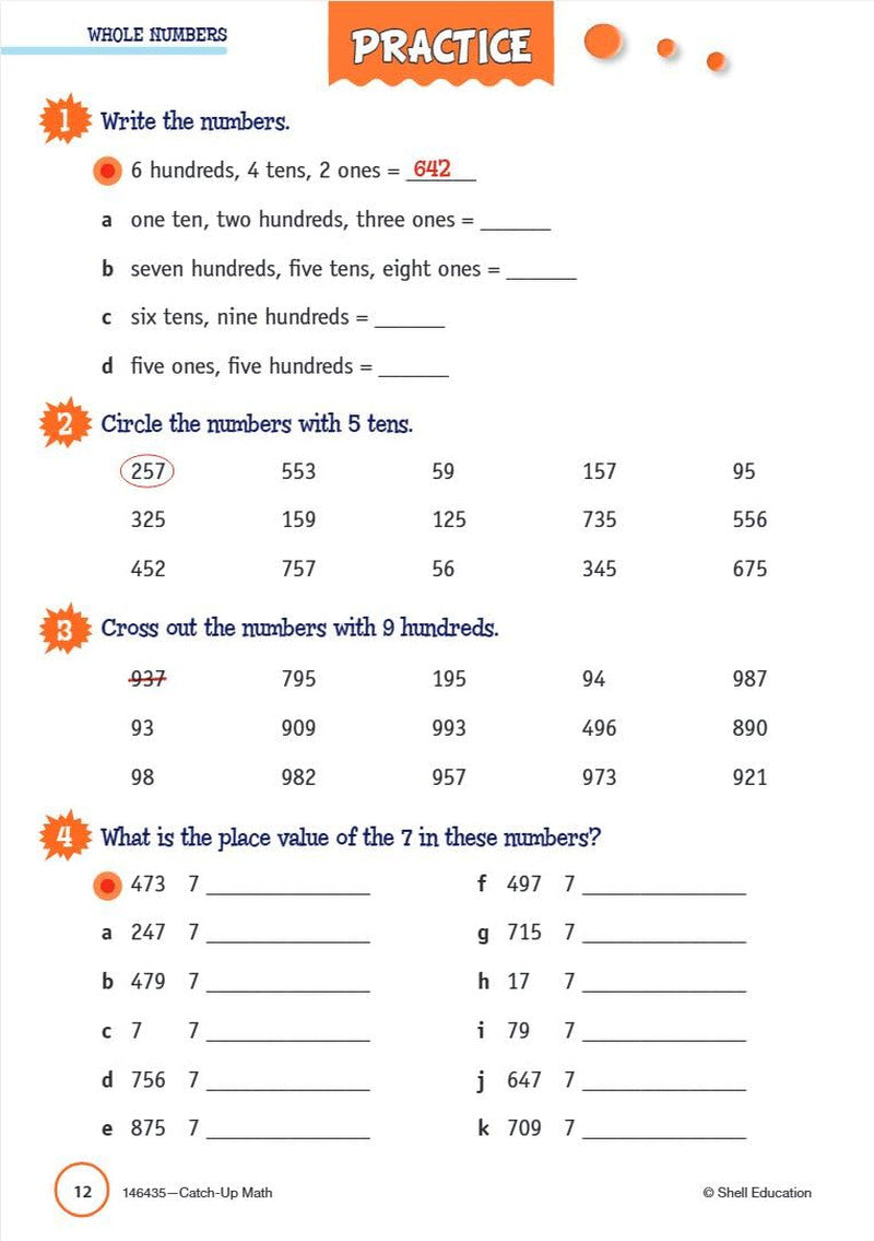 Catch-Up Math: 4Th Grade