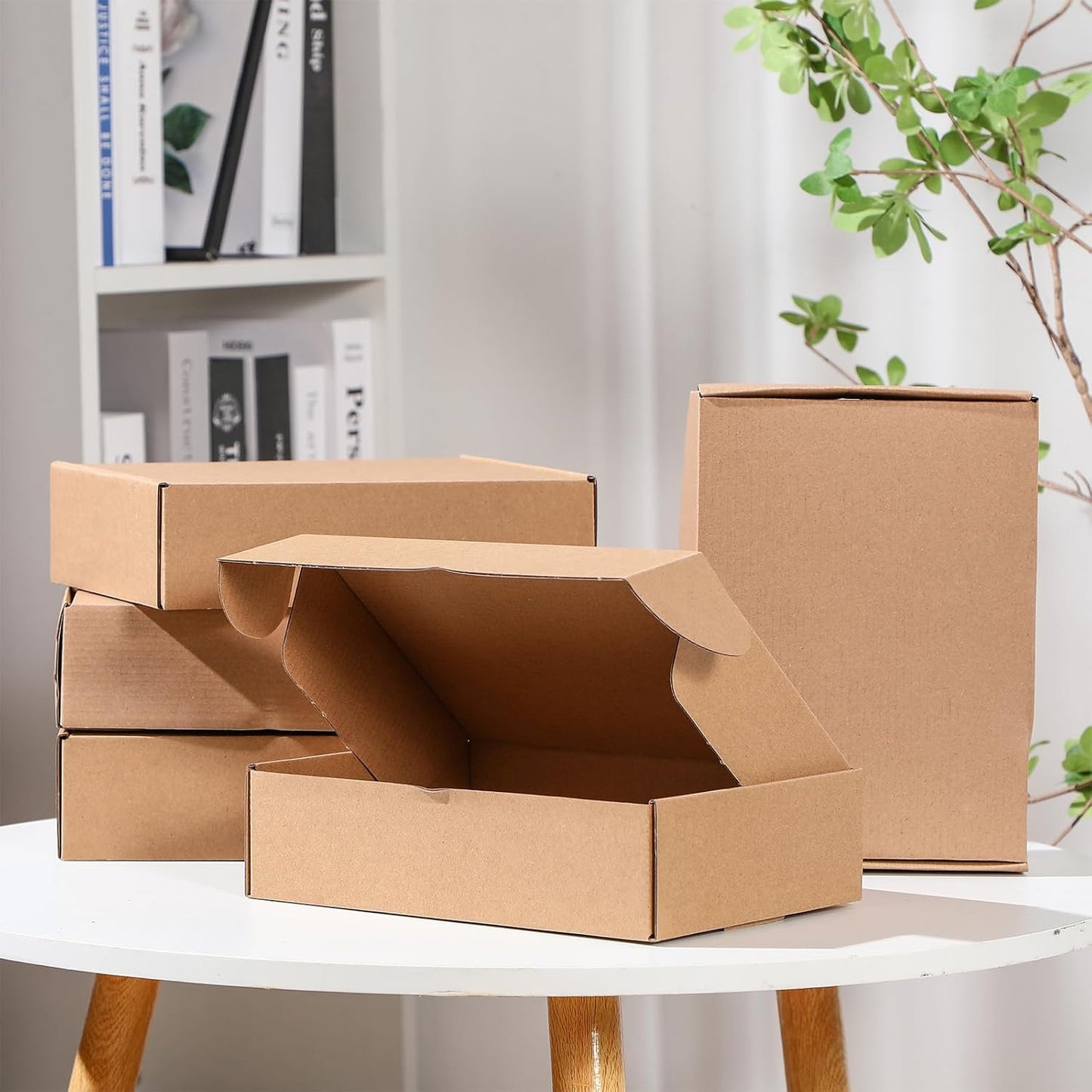 100 Pcs Shipping Boxes Cardboard Gift Corrugated Cardboard Boxes Mailer Packagin