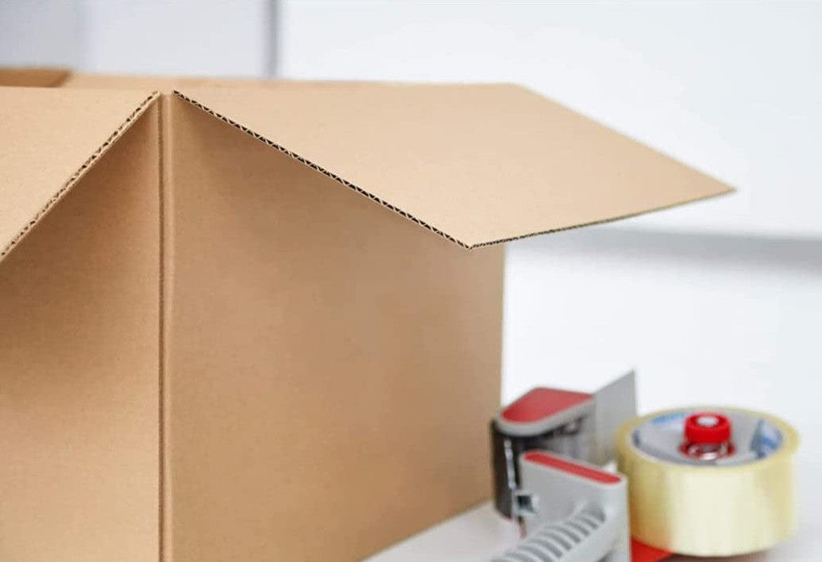– 7X4X4 Inches Pack of 100 Corrugated Cardboard Packing Shipping Mailing Moving