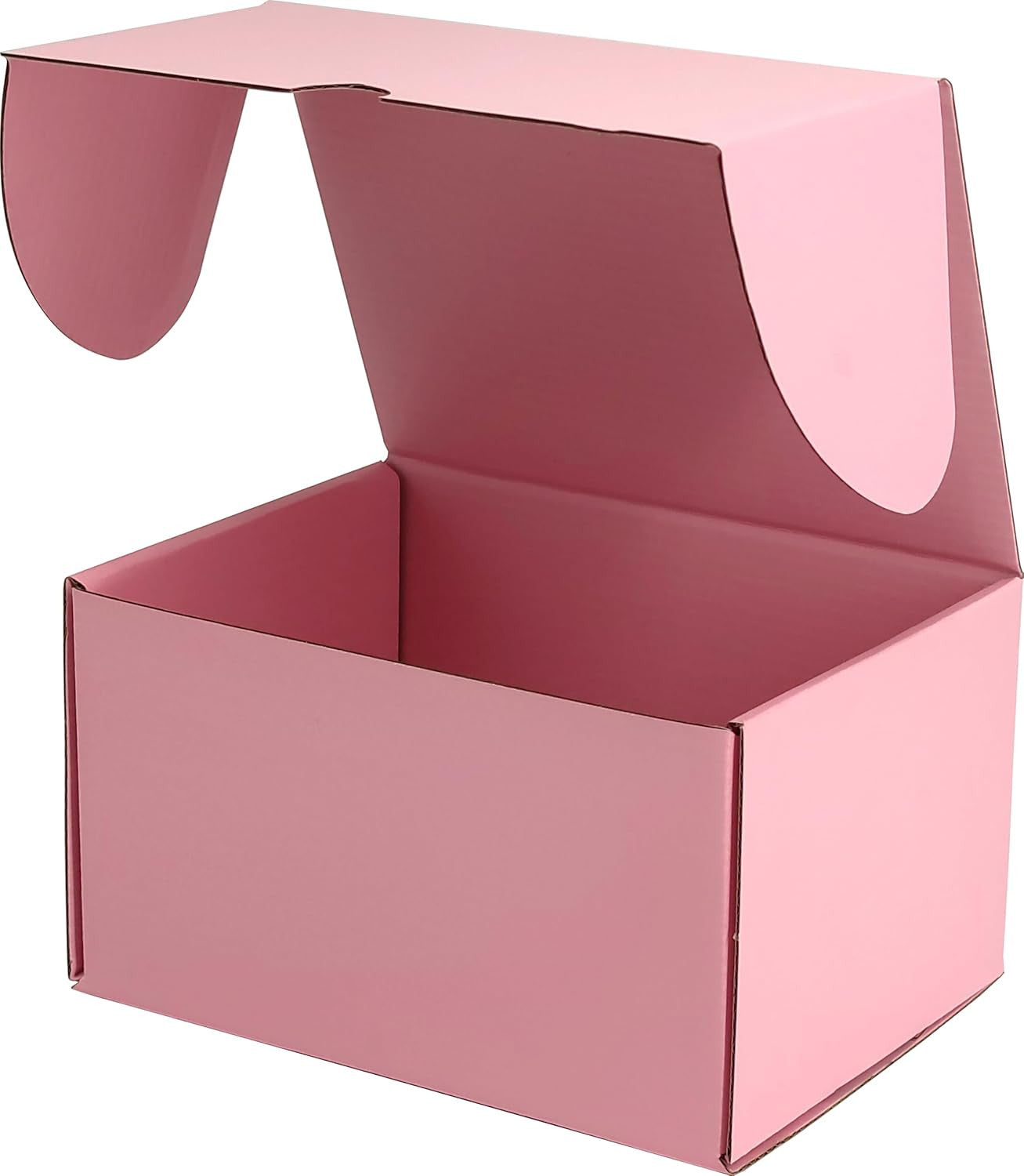7X5X4 Inches Small Shipping Boxes Set of 50 - Pink Mailer Corrugated Cardboard B