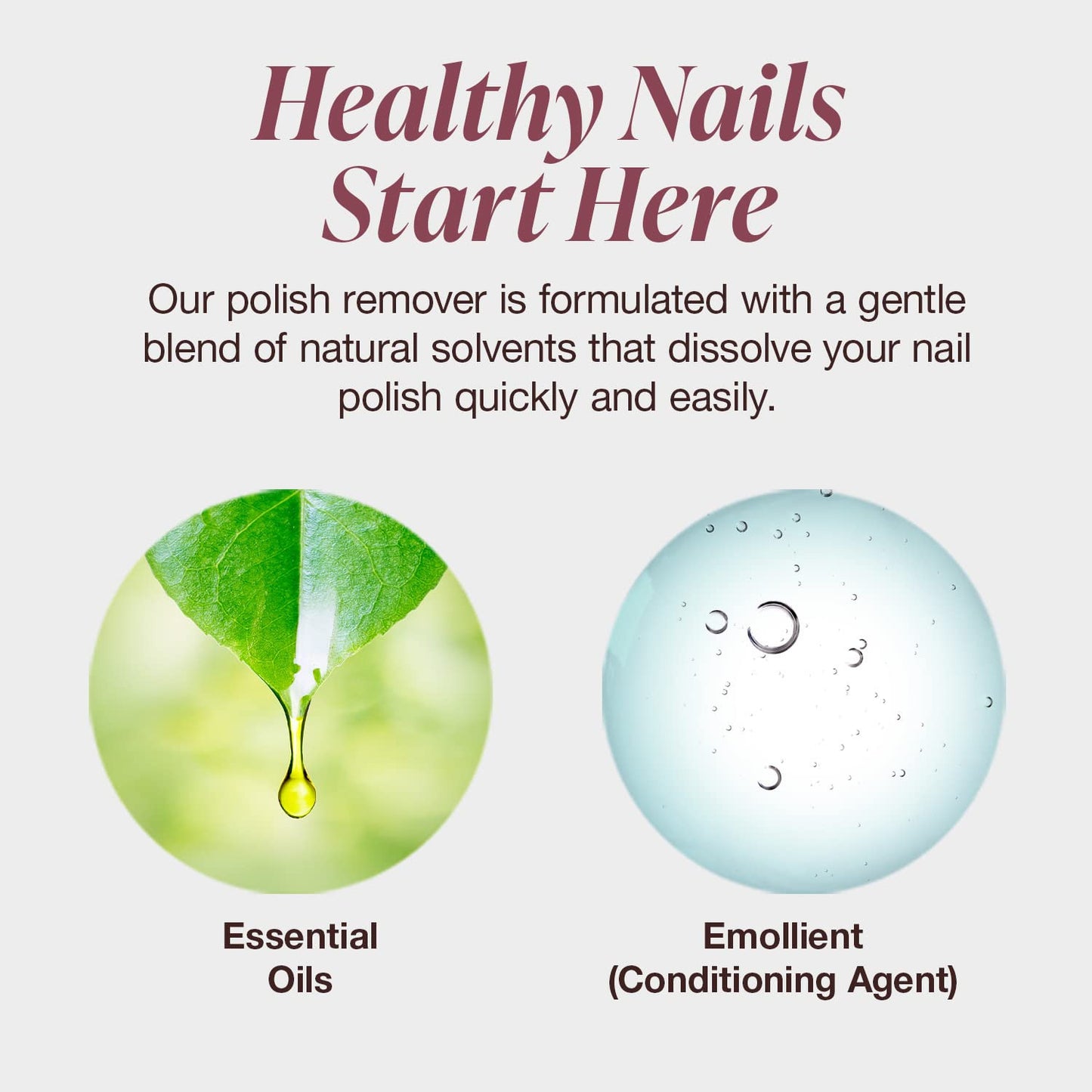 Acetone Free Nail Polish Remover, Gentle, Non-Drying, Regular & Gel Polish, 6 Fl