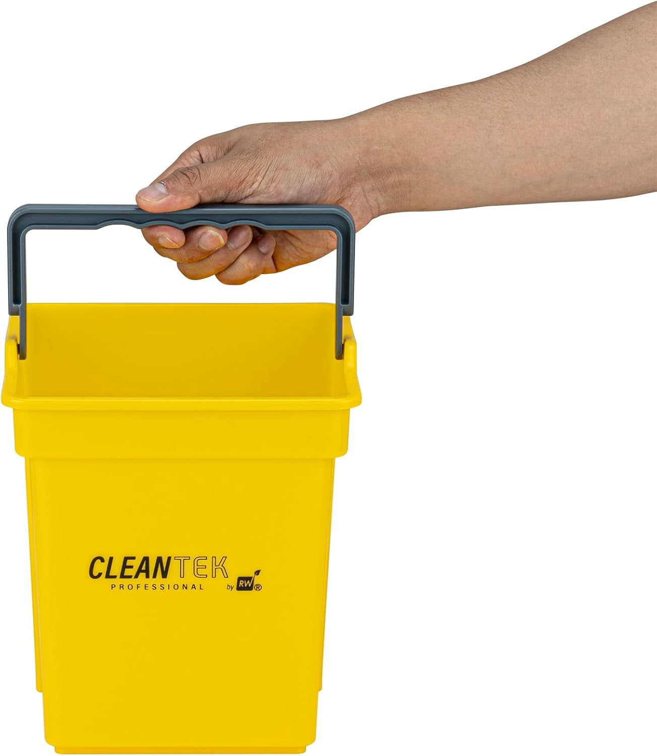 -Clean Tek Professional 4 Quart Cleaning Bucket, 1 Utility Pail with Handle - He