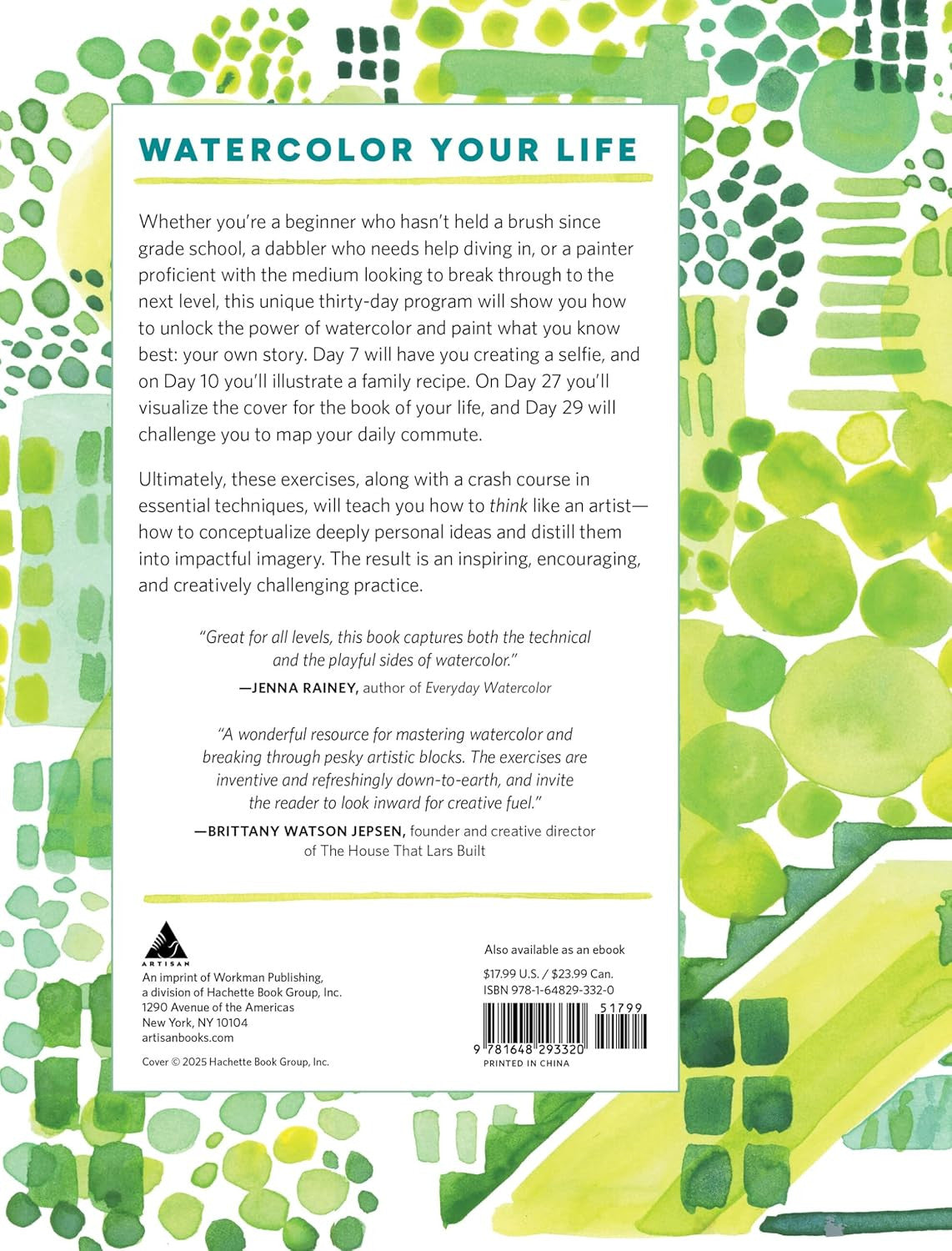 Thinking in Watercolor: a Daily Practice to Unlock Your Creativity & Discover Yo