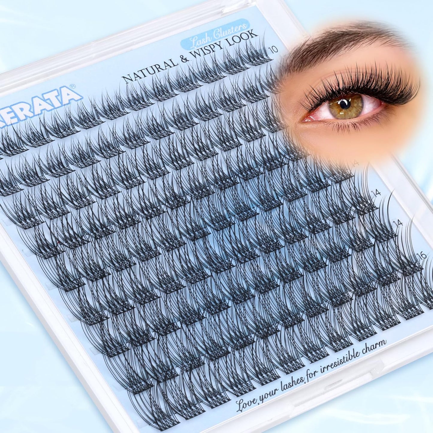 Wispy Lash Clusters Natural Eyelash Clusters 108 Pcs Cluster Eyelash Extensions