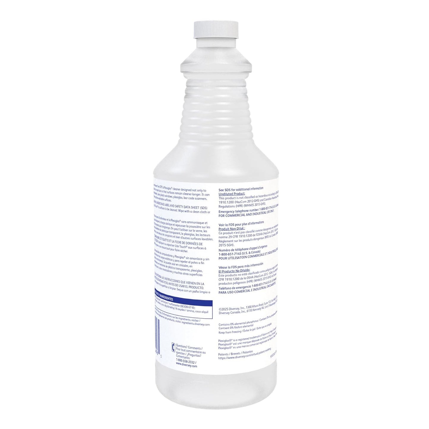 03970. Lite Touch CRT & Plexiglas Cleaner, Dissipates Static Charge & Repels Dus