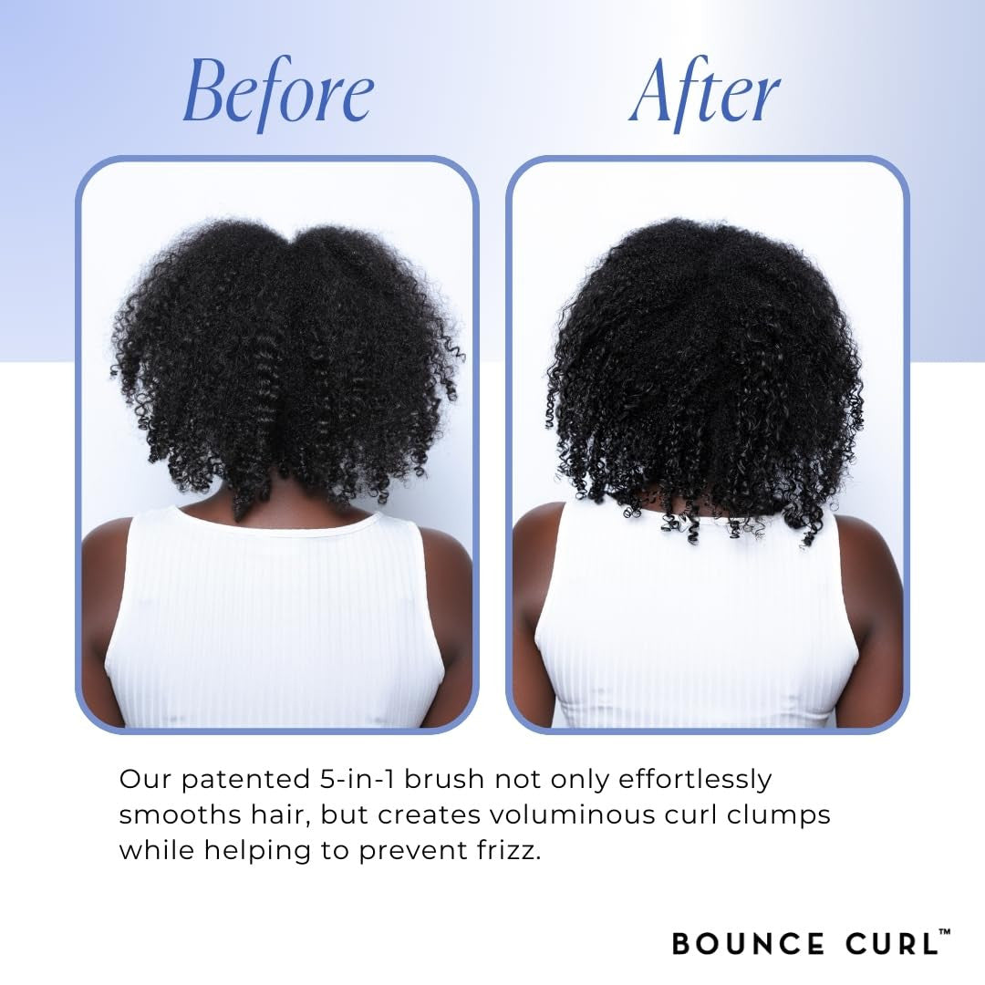 Volume Edgelift Brush, 5-In-1 Tool for Volumized, Defined Curls, Waves & Coils -
