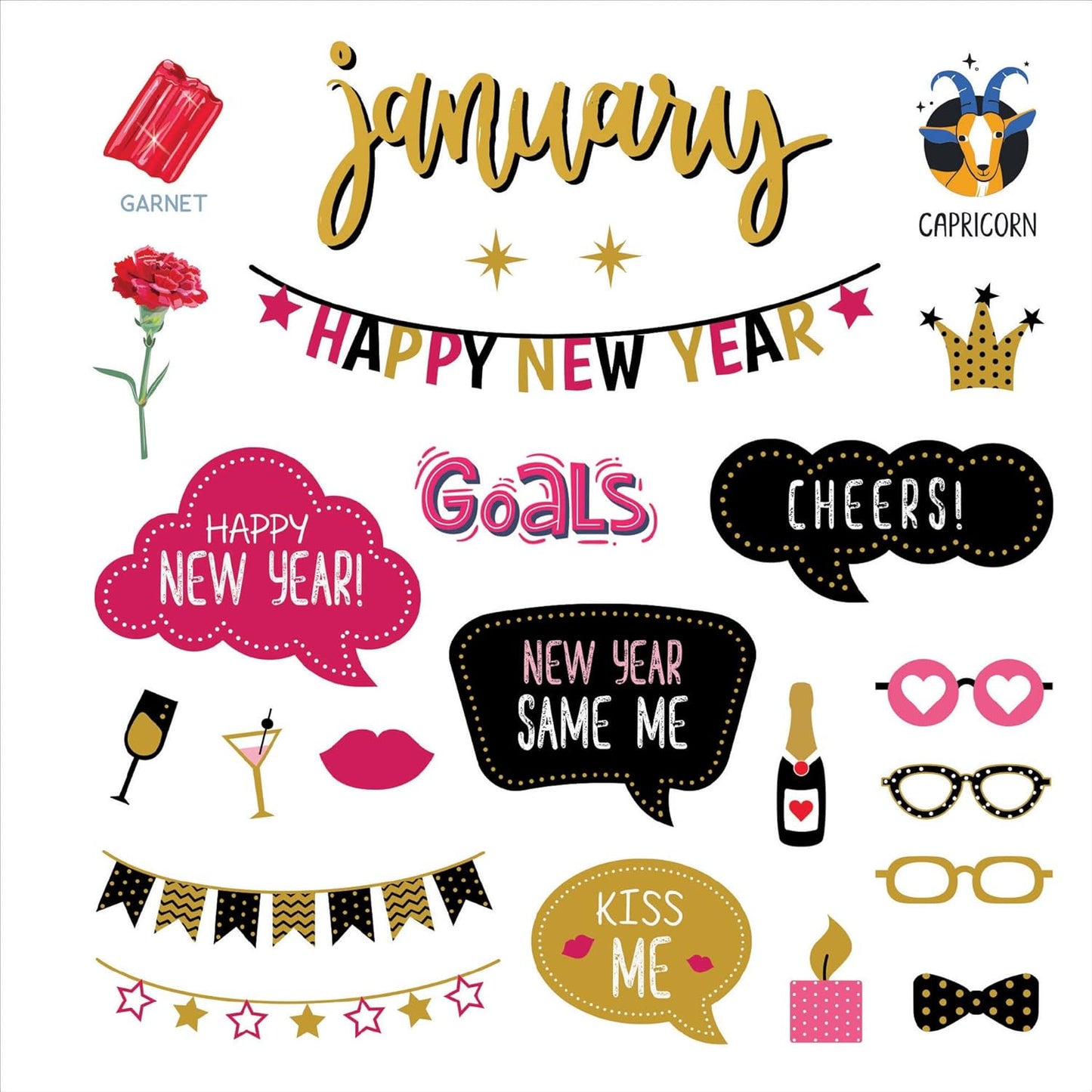 A Year in Stickers: Fun Pictures and Words to Highlight Celebrations (Sticker Bo