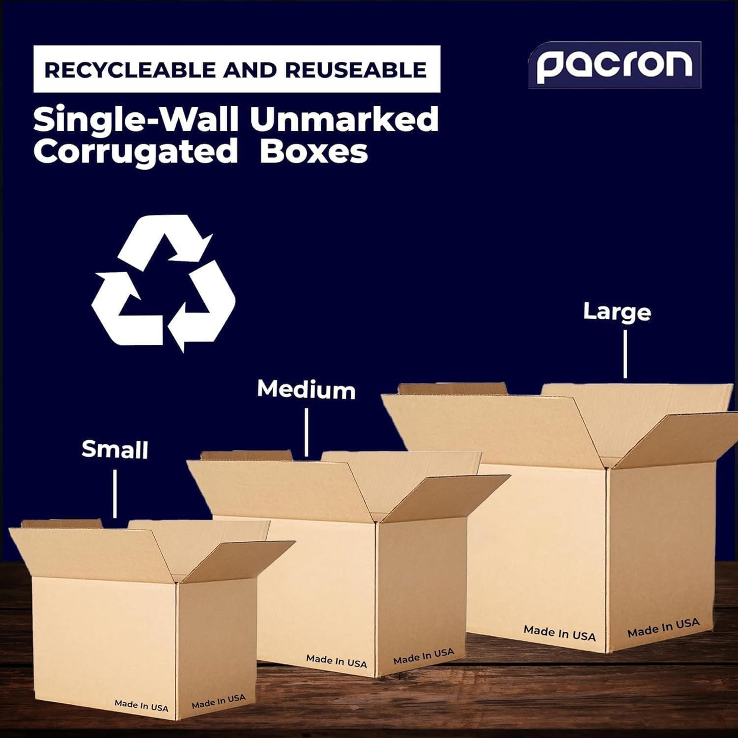 6 Pack Sturdy Cardboard Moving Boxes 12X12X12 – Durable Shipping, Packing, and S