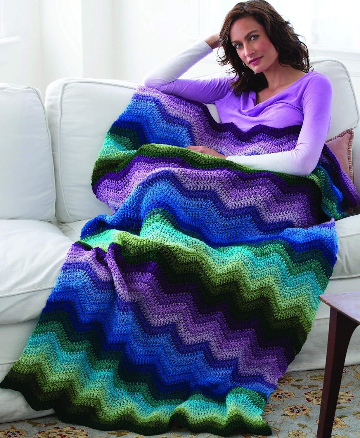 25 Simple & Cozy Crochet Blankets: Easy Patterns for Afghans, Throws, and Baby B
