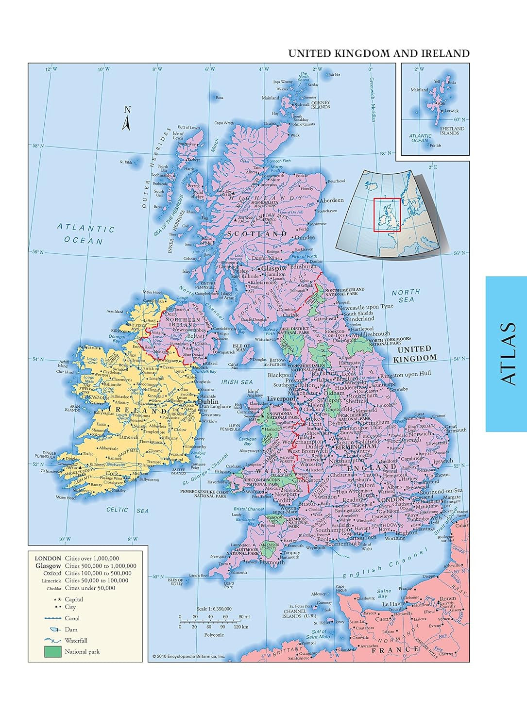 Webster'S Dictionary & Thesaurus for Students with Full-Color World Atlas, Third