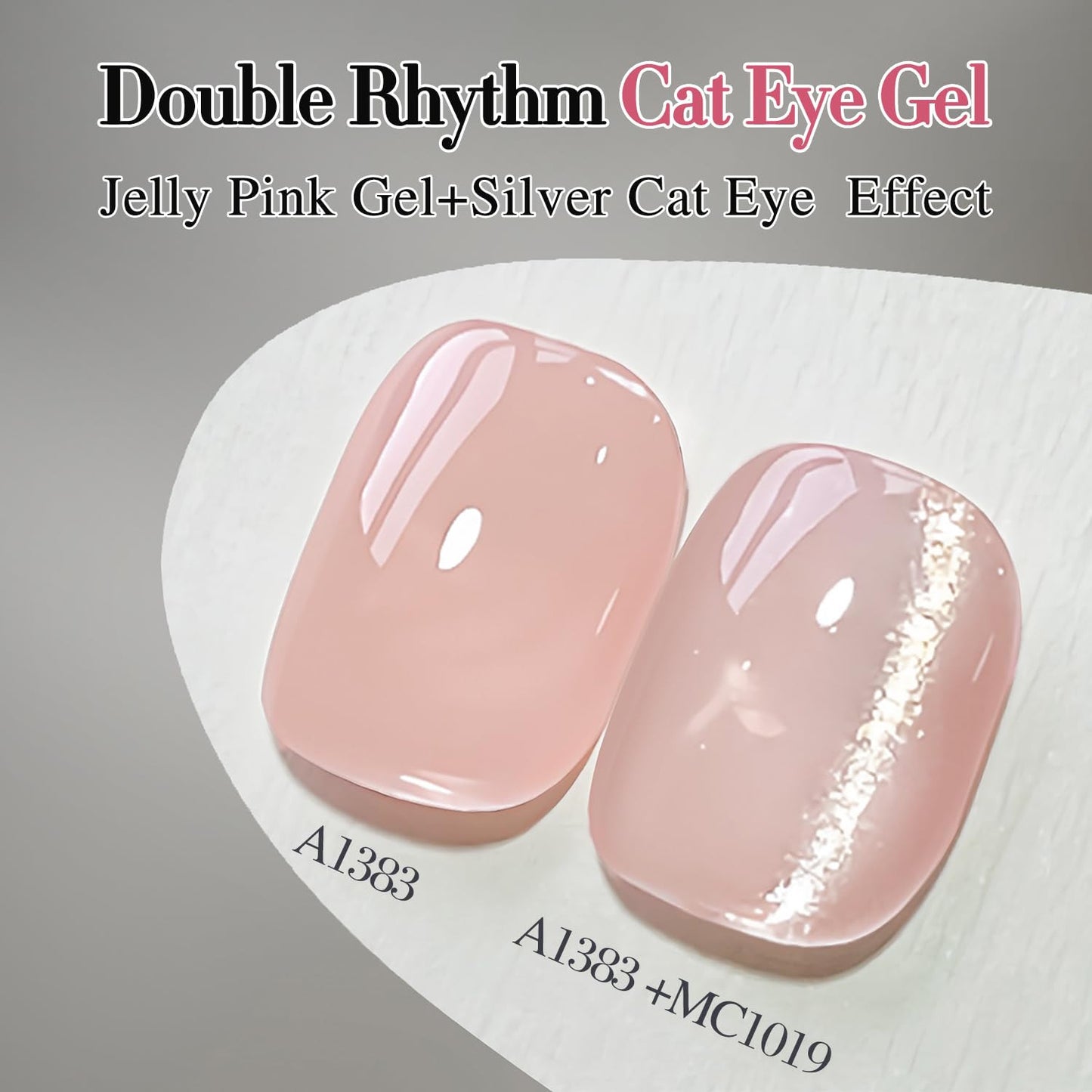 0.5 OZ Cat Eye Gel Polish with Magnet 15ML Holographic Glitter Shimmer Transluce