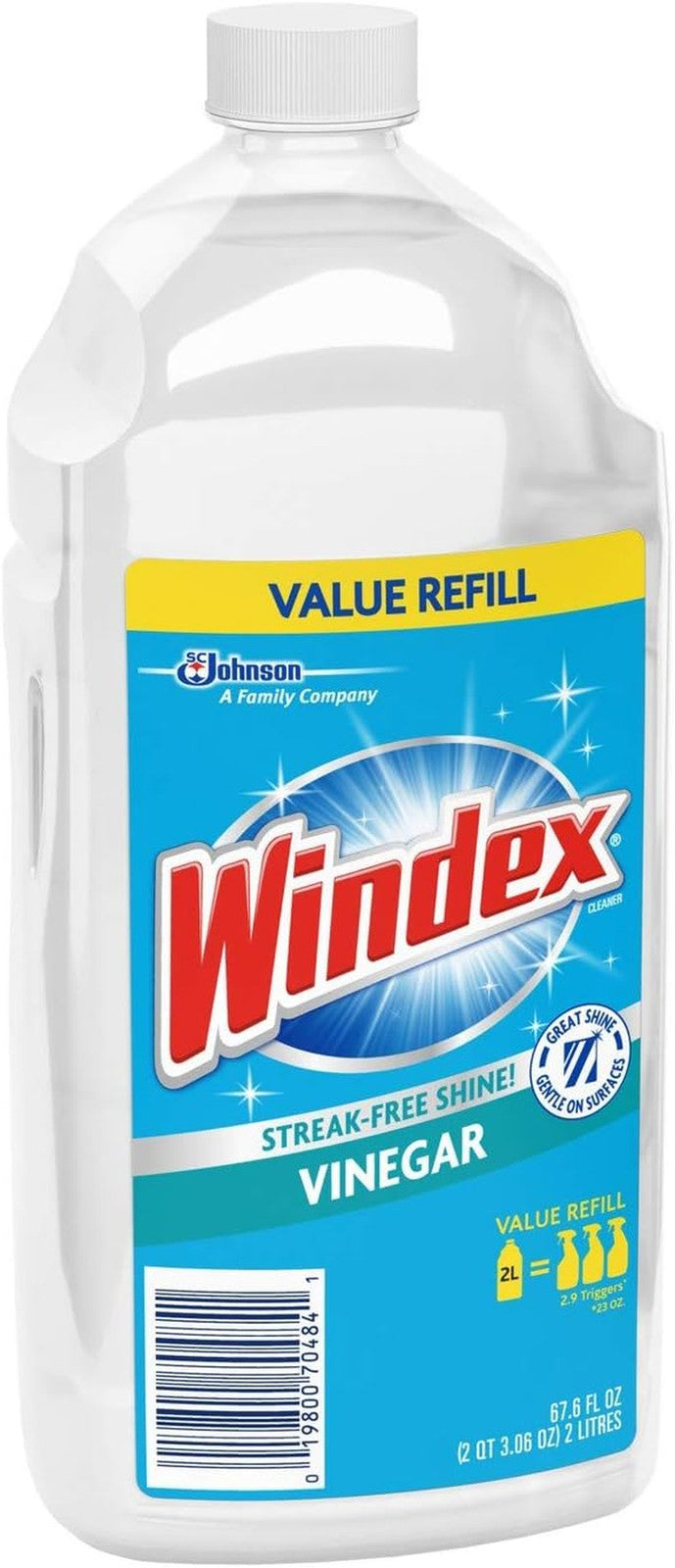 Vinegar Multi-Surface Cleaner Refill, 2 L (2)