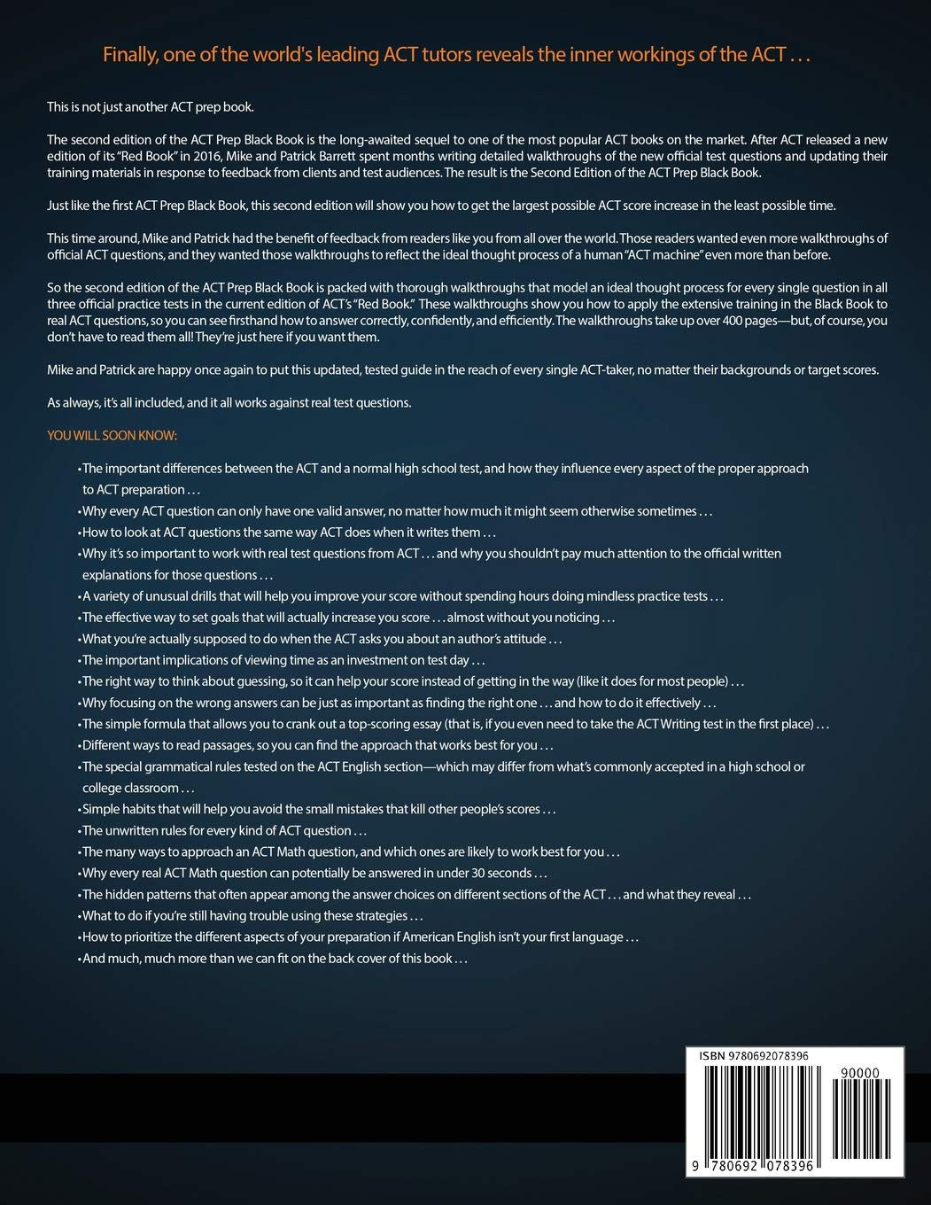 ACT Prep Black Book: the Most Effective ACT Strategies Ever Published