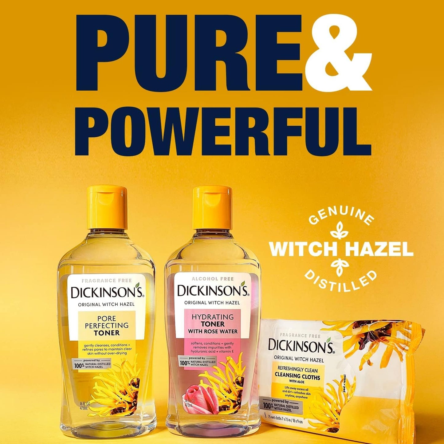 Original Witch Hazel Pore Perfecting Toner | 100% Natural Distilled Witch Hazel