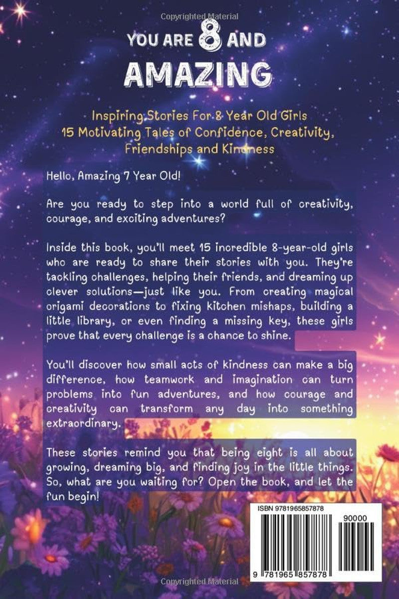 You Are 8 and Amazing! Inspiring Stories for 8 Year Old Girls: 15 Motivating Tal