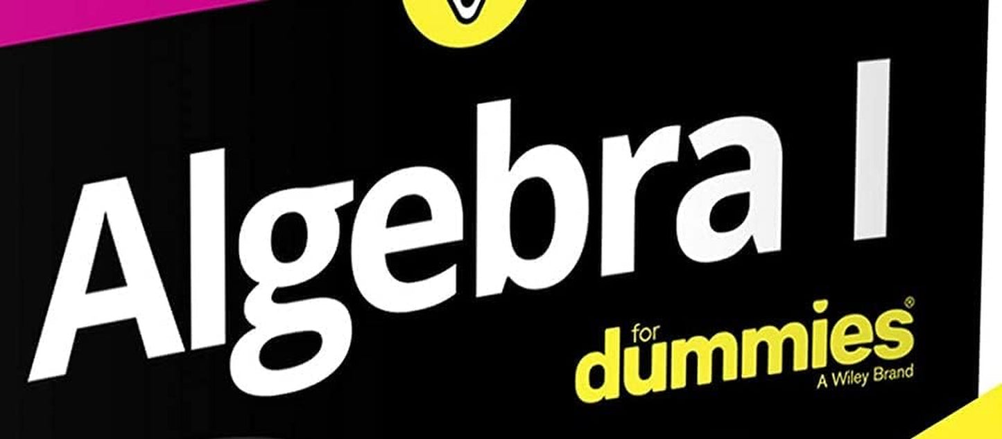 Algebra I for Dummies Book + Workbook Bundle