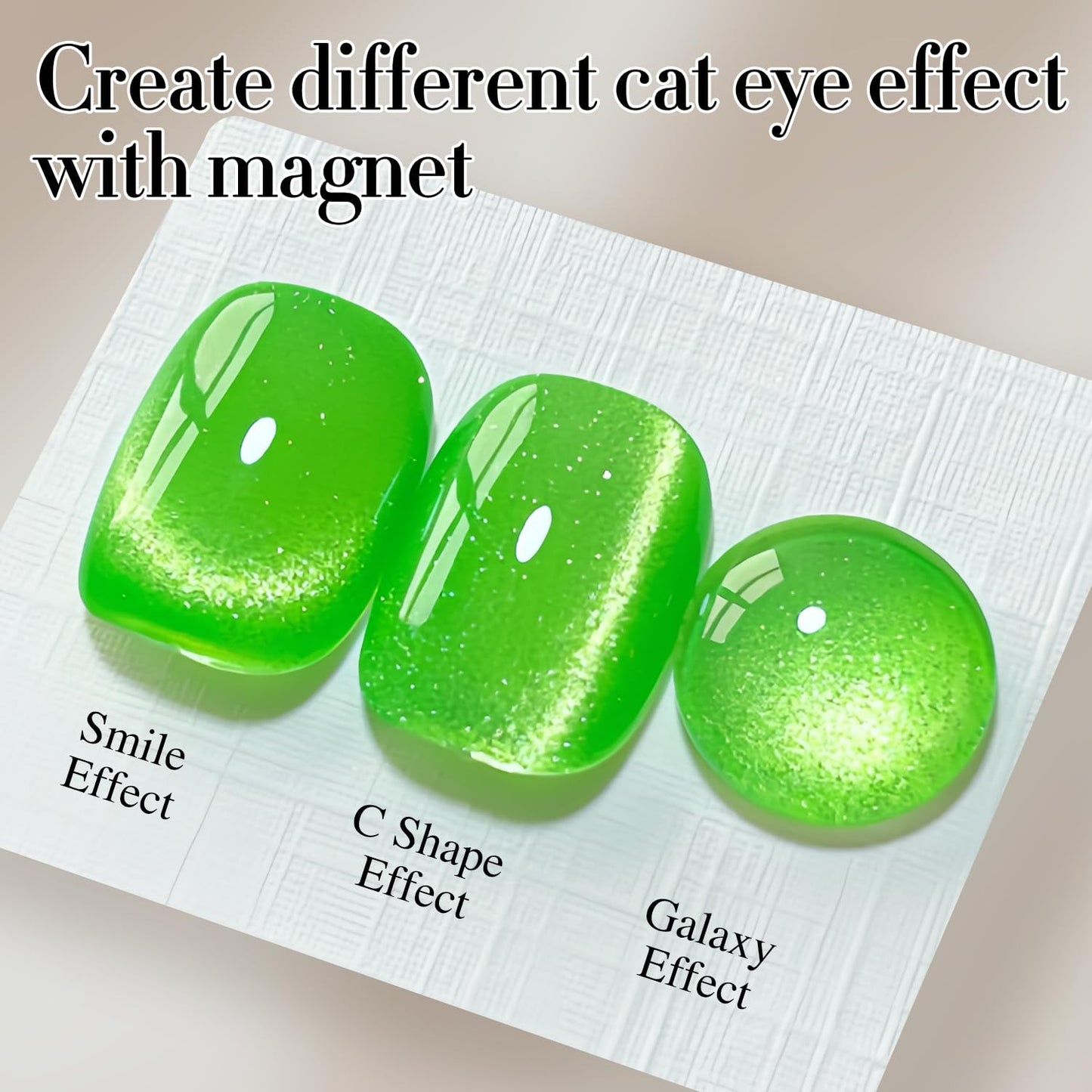 15ML Cat Eye Gel Polish with Magnet Glitter Shimmer Translucent Jelly Color 0.5