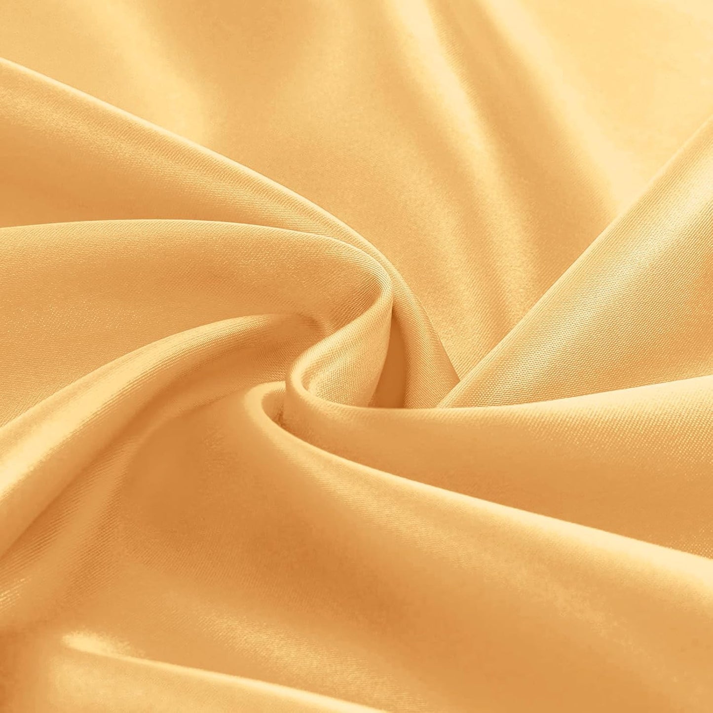 1 Pack round Table Cloths 90 Inch, Gold Overlay round Satin Table Cover, Silky S