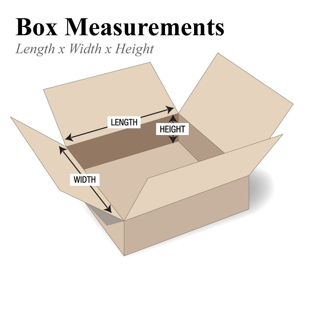 11 X 8 X 4 Corrugated Cardboard Boxes, Flat 11"L X 8"W X 4"H, Pack of 25 | Shipp