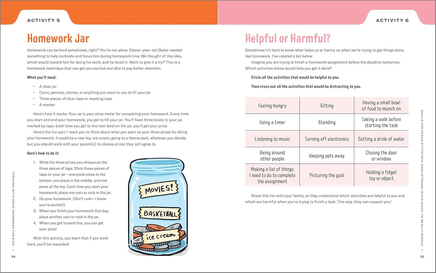 Thriving with ADHD Workbook for Kids: 60 Fun Activities to Help Children Self-Re