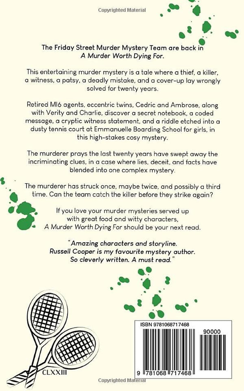 A Murder Worth Dying for (Friday Street Murder Mysteries)