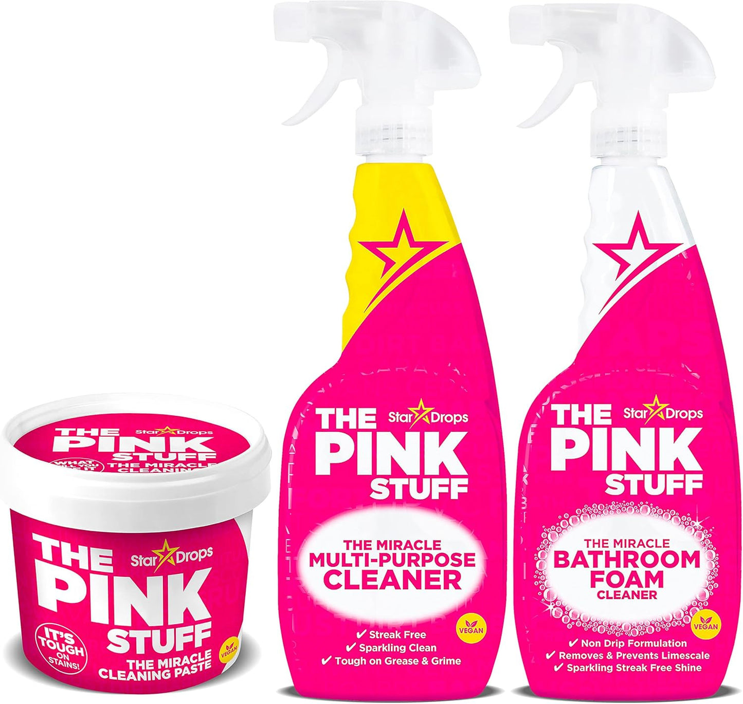 - the Pink Stuff - the Miracle Cleaning Paste, Multi-Purpose Spray, and Bathroom