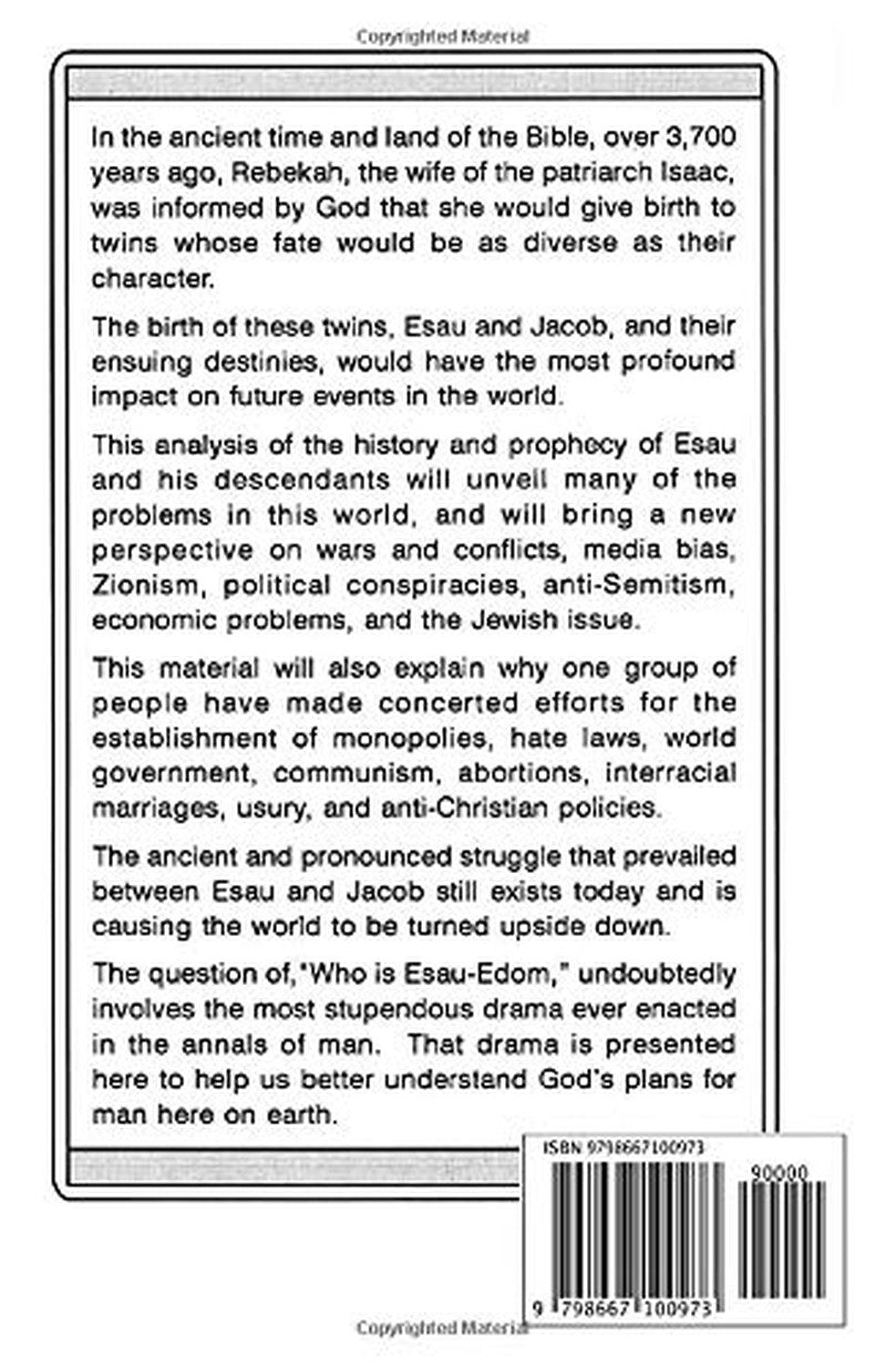 Who Is Esau-Edom