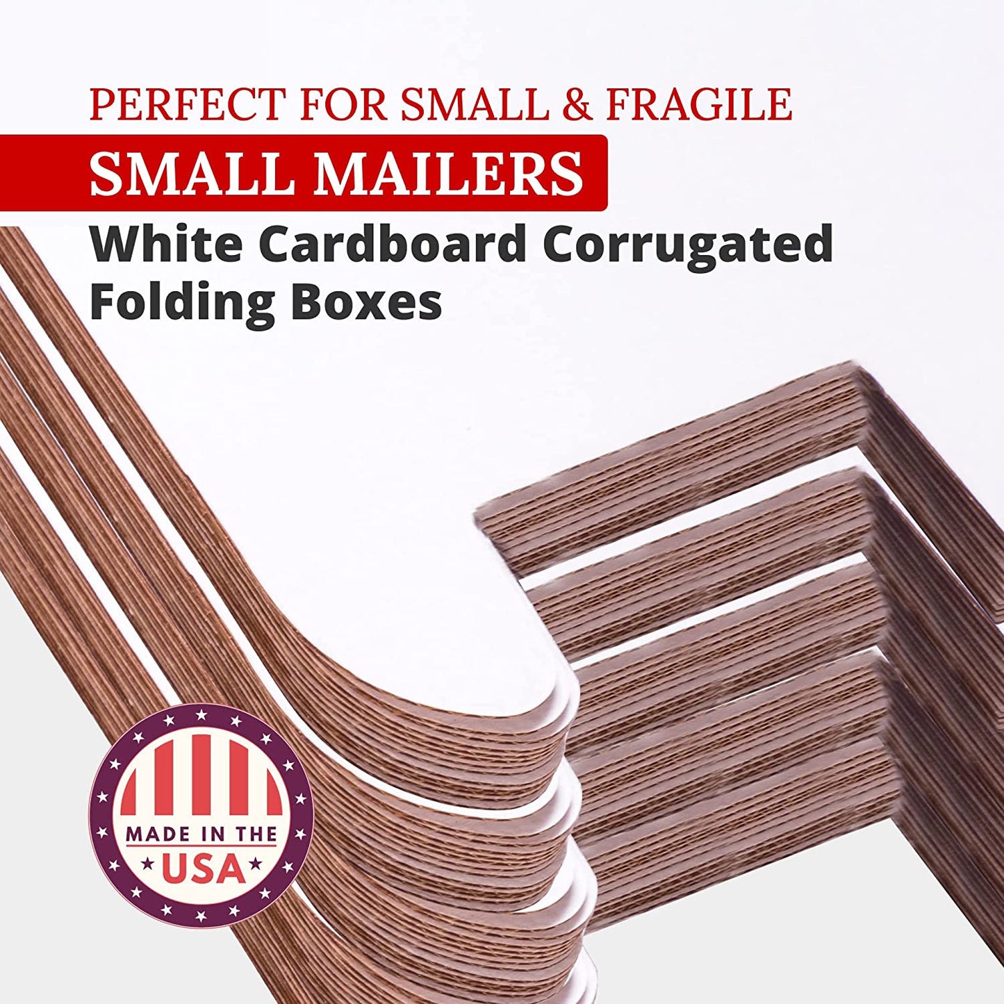 8X4X2 Corrugated Cardboard Boxes, 8"L X 4"W X 2"H, Pack of 50 | Shipping, Packag