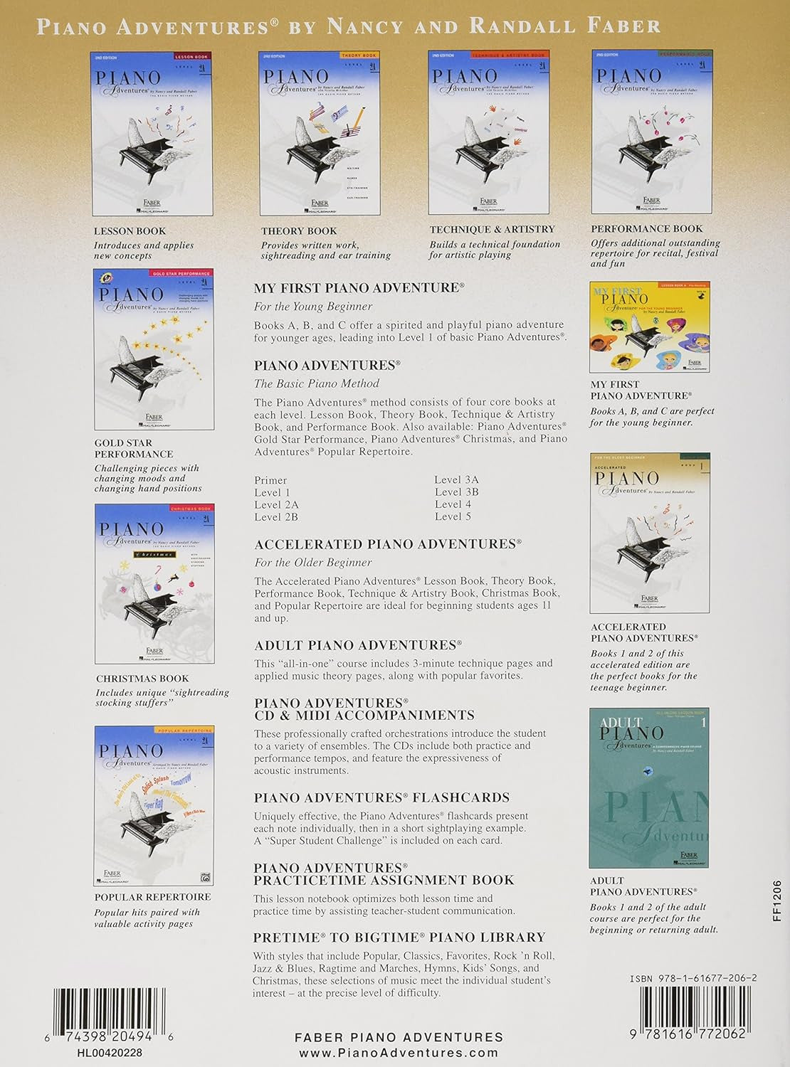 Accelerated Piano Adventures: for the Older Beginner - Theory Book 1 | Piano The