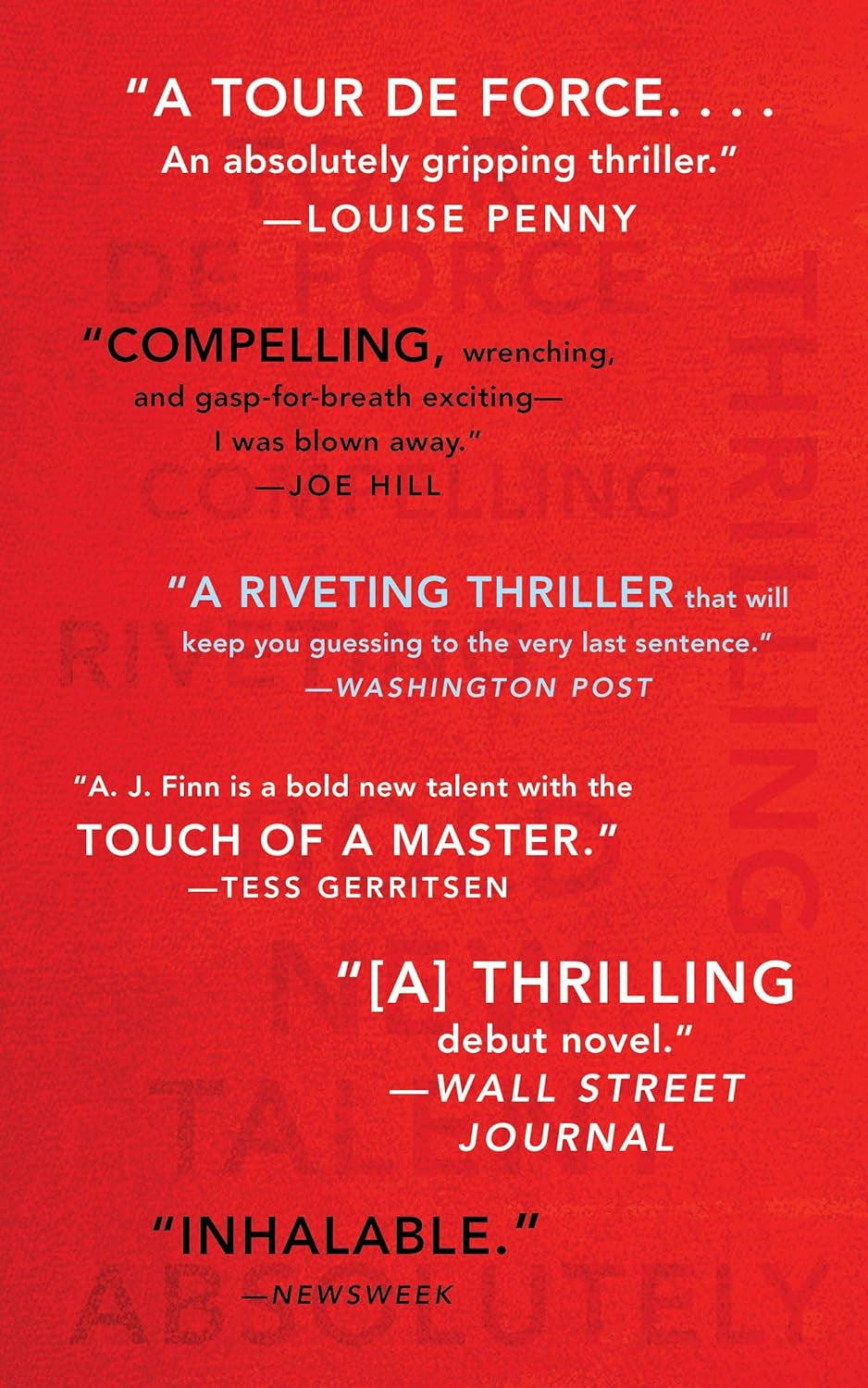 The Woman in the Window: a Novel