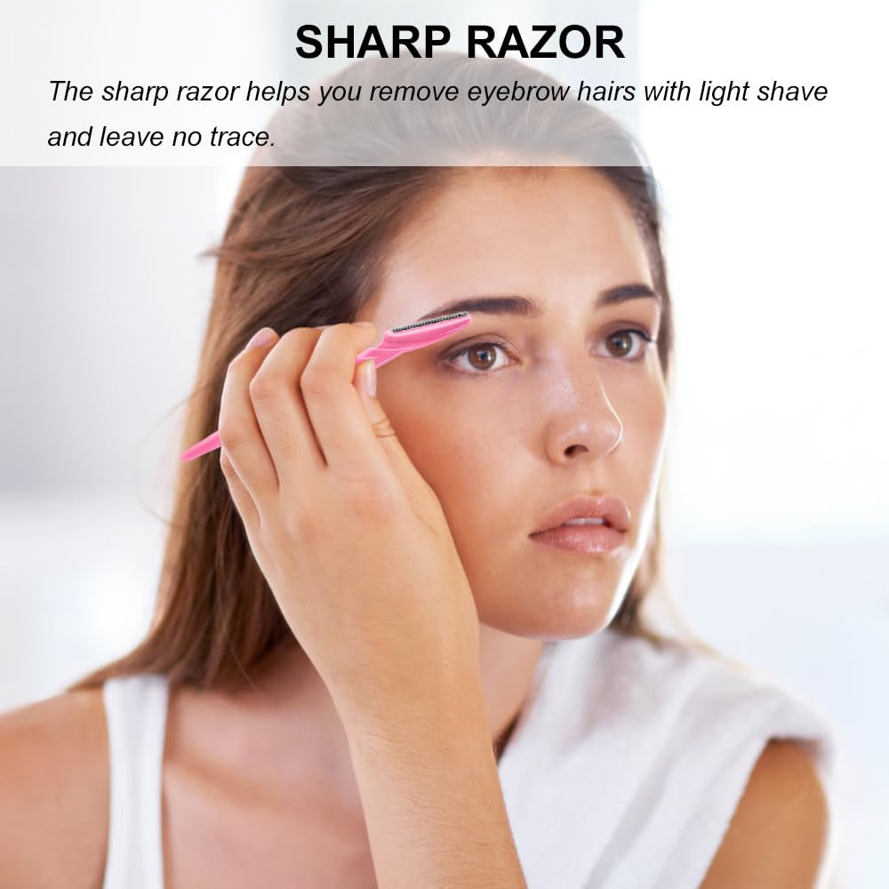 66 Eyebrow Razor and Face Razor for Women and Men, Eyebrow Hair Trimmer and Shav