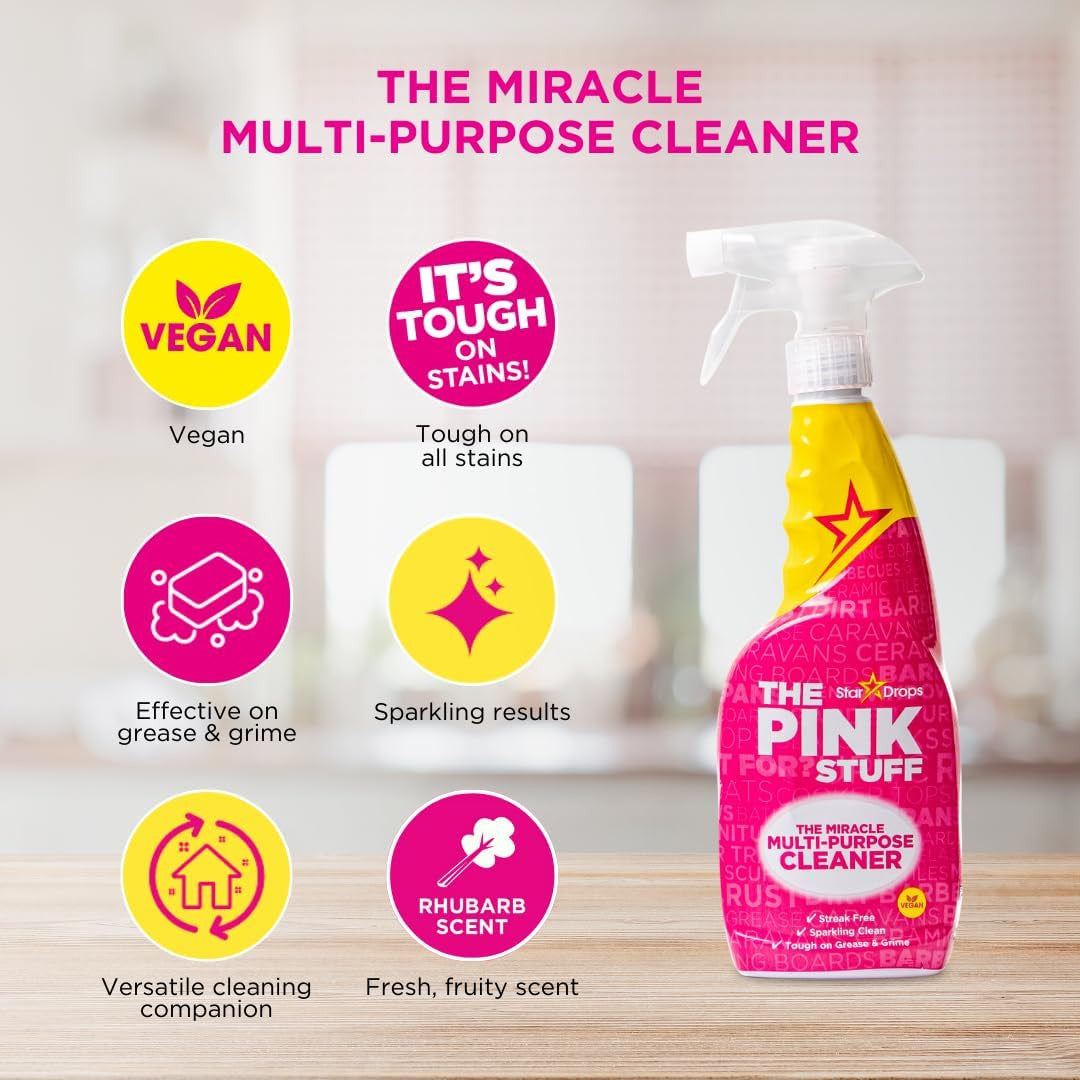 - the Pink Stuff - the Miracle Cleaning Paste, Multi-Purpose Spray, Bathroom Foa