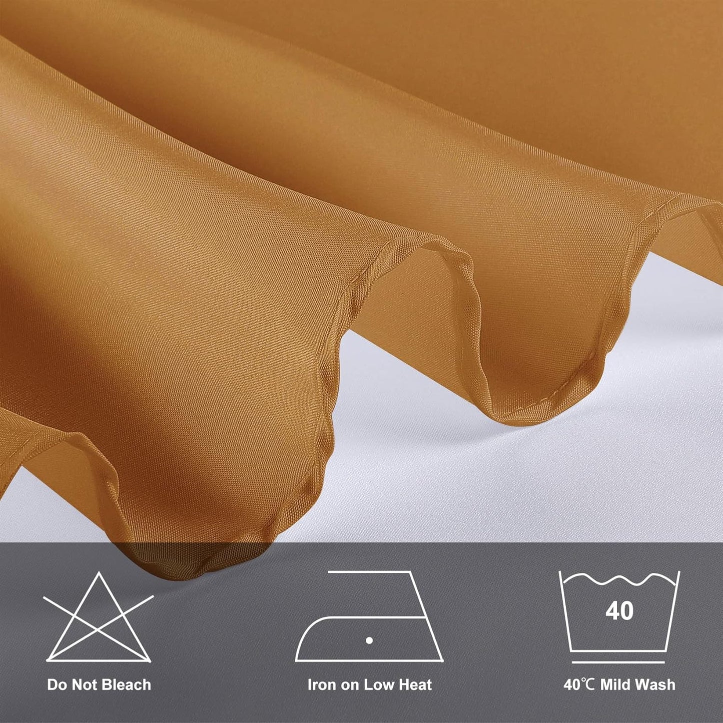 120 Inch round Tablecloth - Stain and Wrinkle Resistant Washable Polyester Table