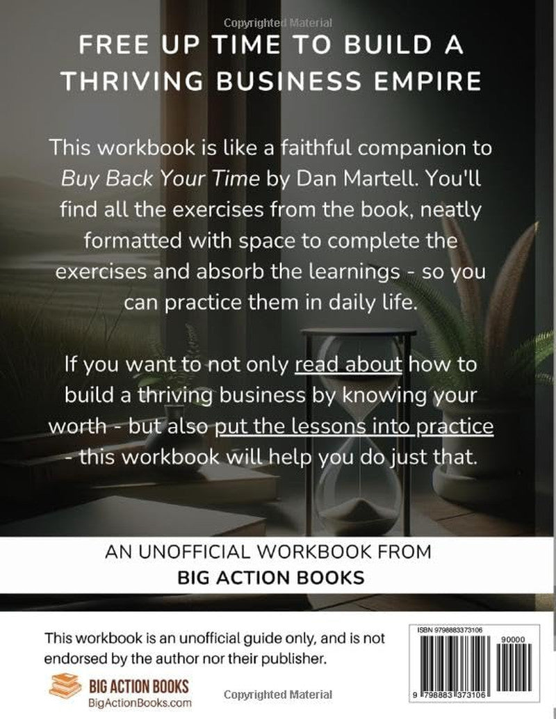 Workbook for Dan Martell’S Buy Back Your Time: Exercises for Reflection and Proc