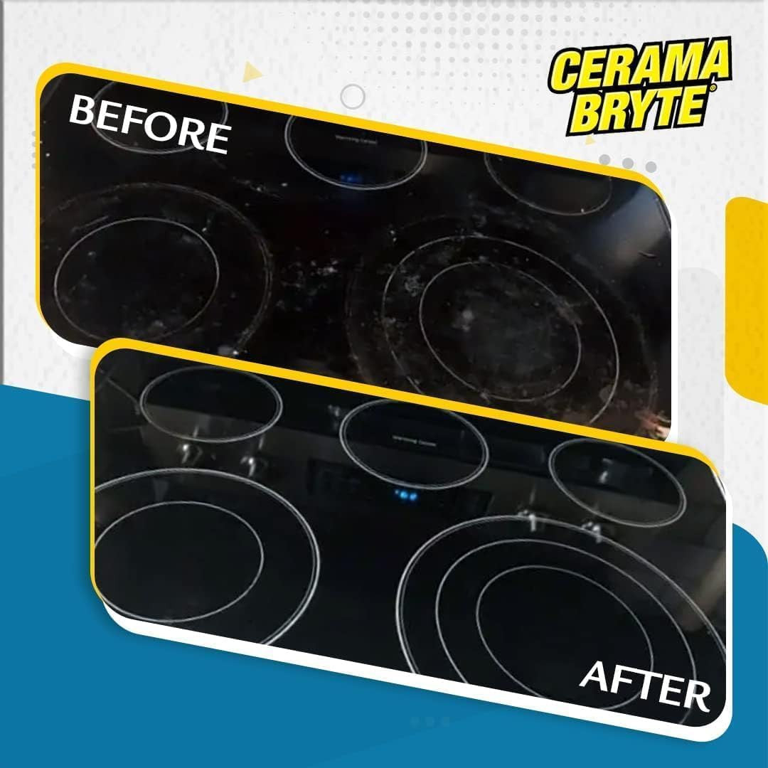 1 X 10 Pack Cleaning Pads Cooktop and Stove Top Cleaner for Glass - Ceramic Surf