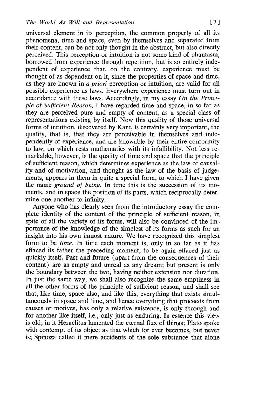 The World as Will and Representation, Vol. 1