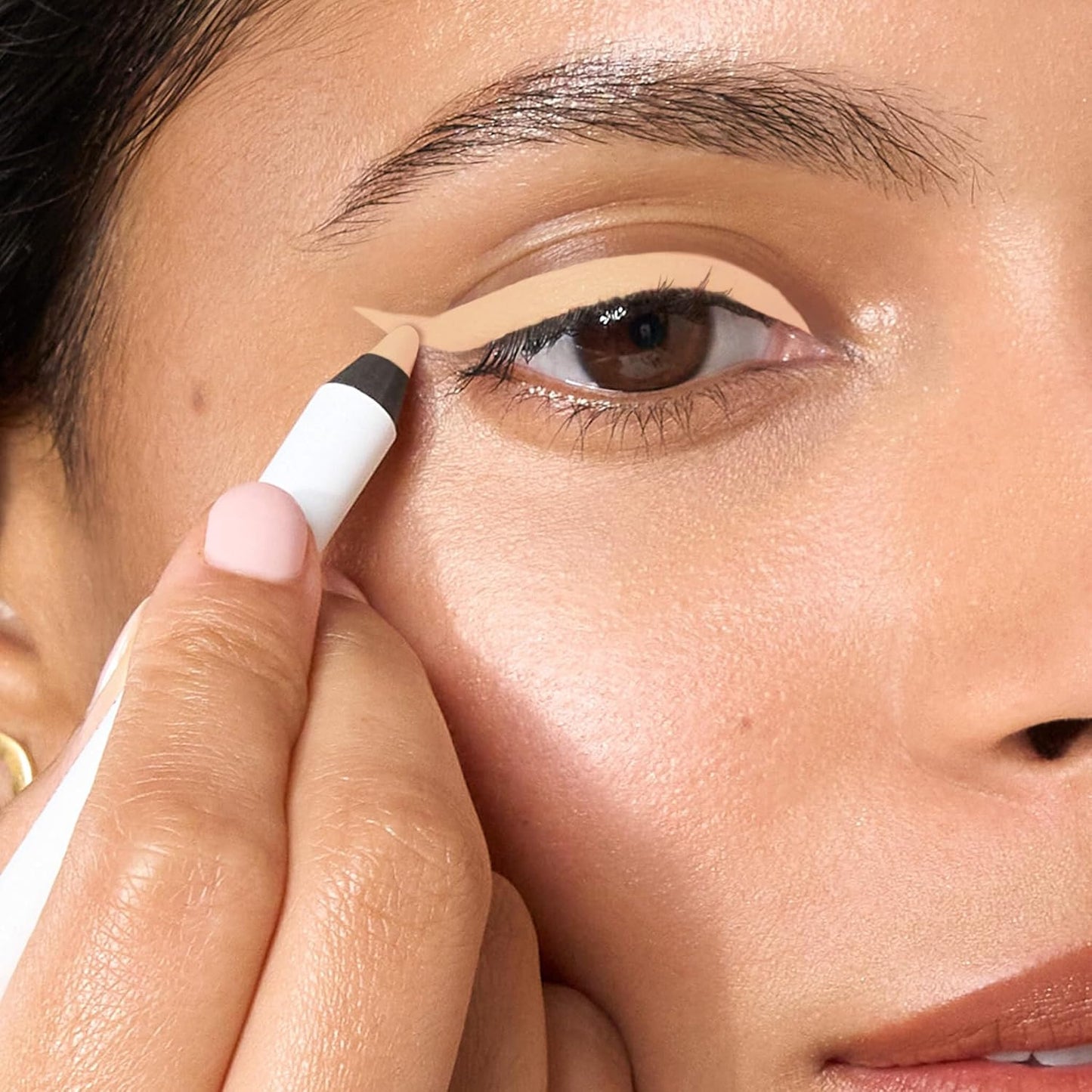 When Pencil Met Gel Sharpenable Multi-Use Longwear Eyeliner Pencil -Nude Matte-
