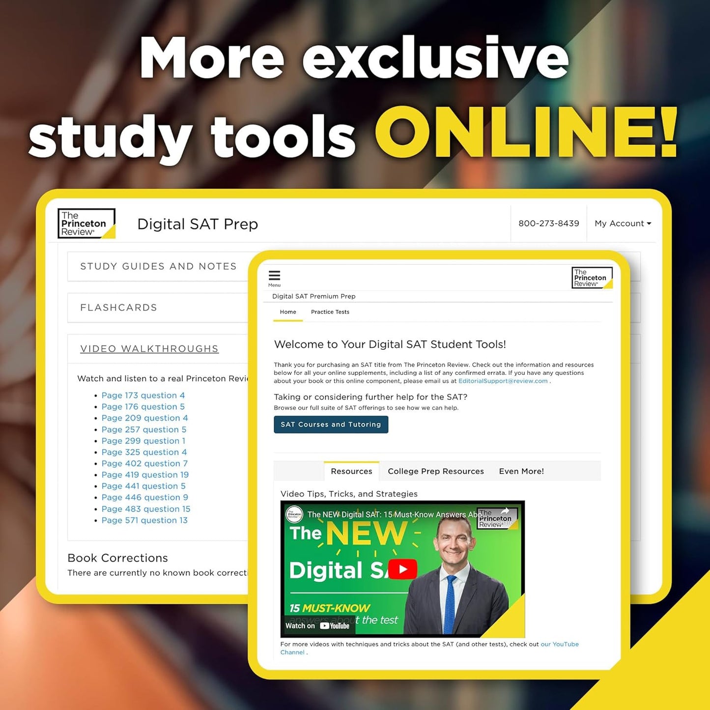 6 Practice Tests for the Digital SAT, 2026: In-Book + Online Practice Tests for