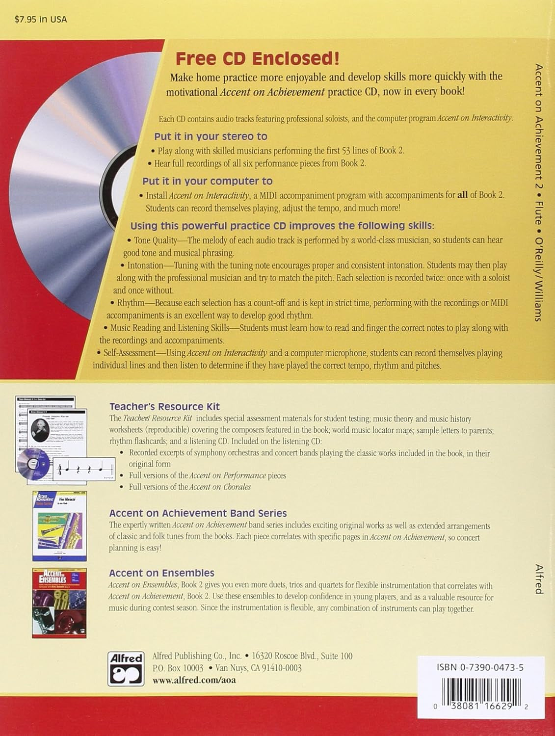 Accent on Achievement, Bk 2: Flute, Book & Online Audio/Software