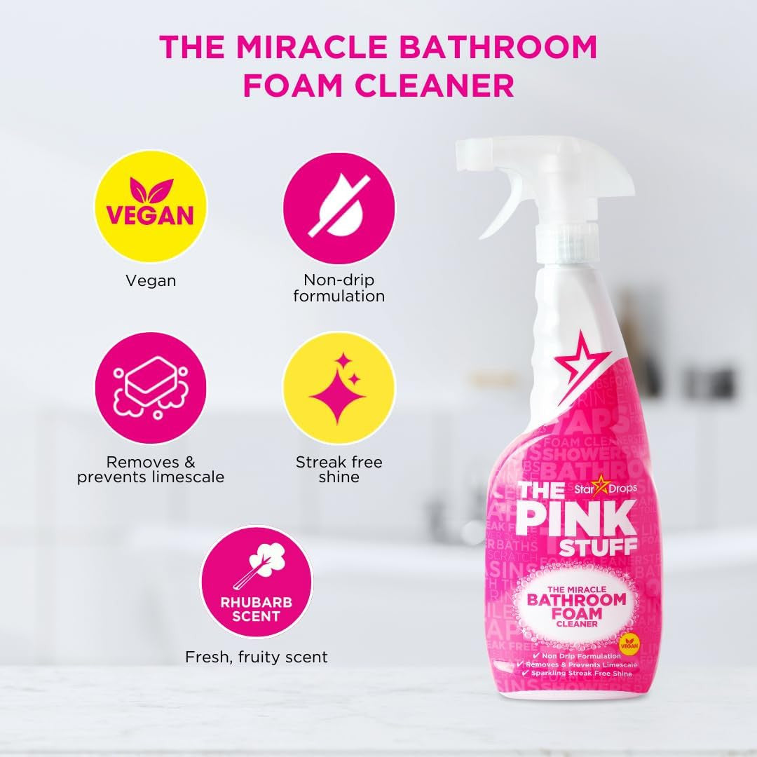 - the Pink Stuff - the Miracle Cleaning Paste, Multi-Purpose Spray, Bathroom Foa