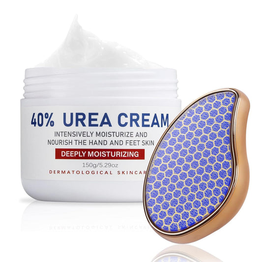 Urea Cream 40 Percent for Foot & Hand Cream with Foot Files for Dry Cracked,Urea
