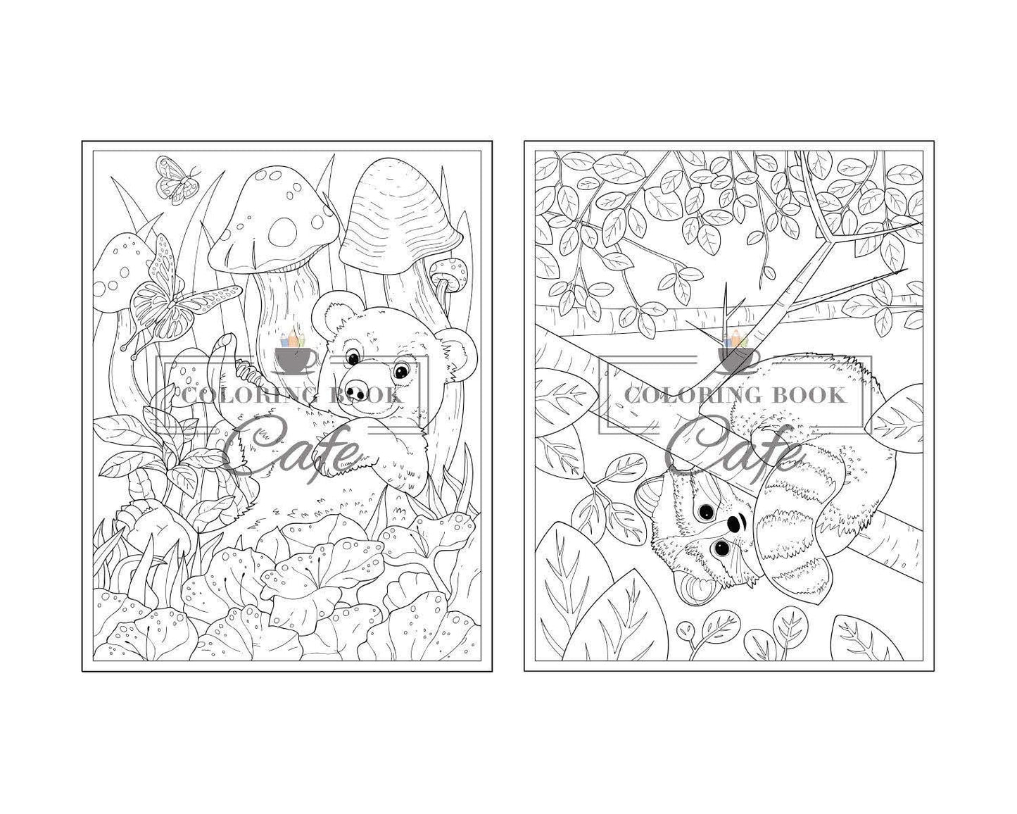 100 Baby Animals: a Coloring Book Featuring 100 Incredibly Cute and Lovable Baby