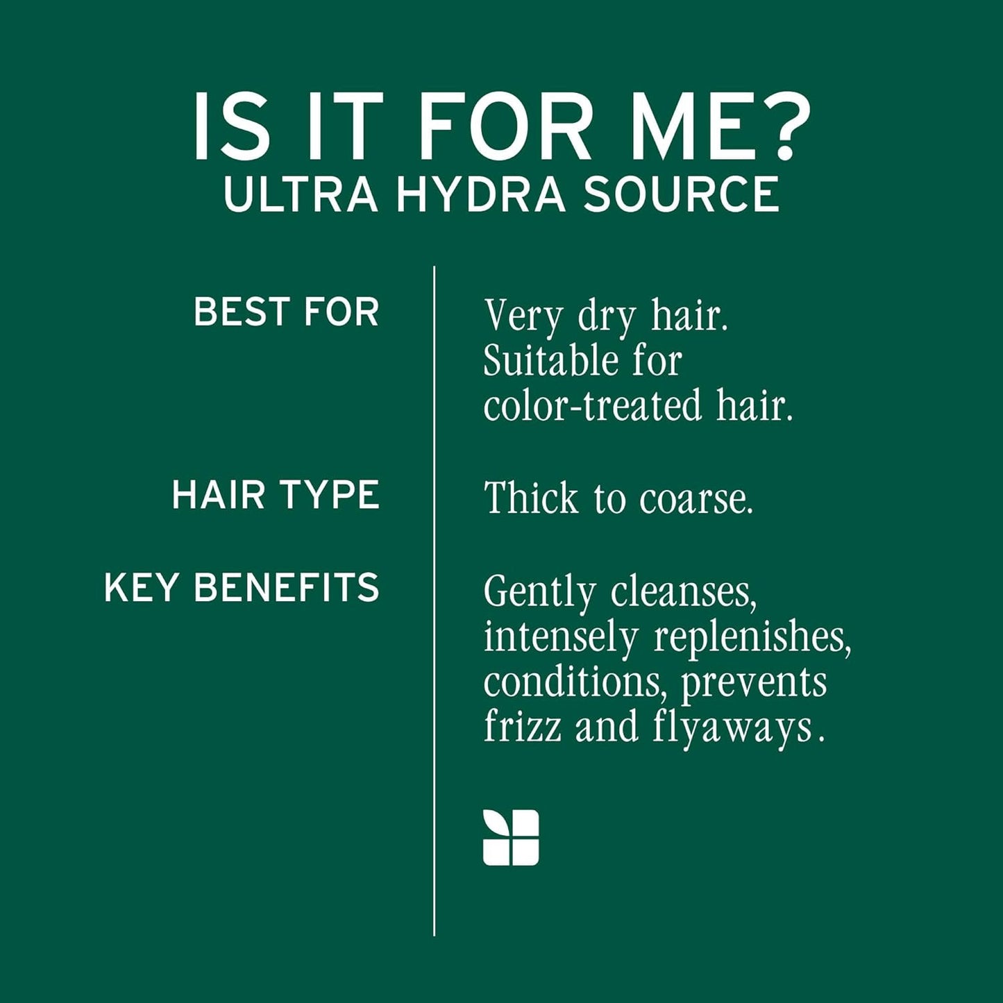 Ultra Hydra Source Conditioner - Intensely Condition, for Very Dry, Thick, Coars